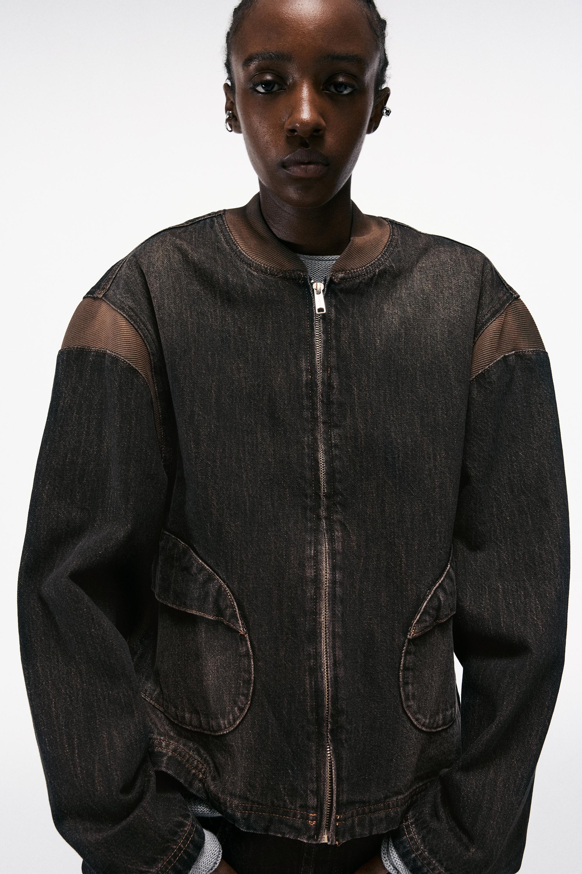 Cropped Jeansjacke Lueder