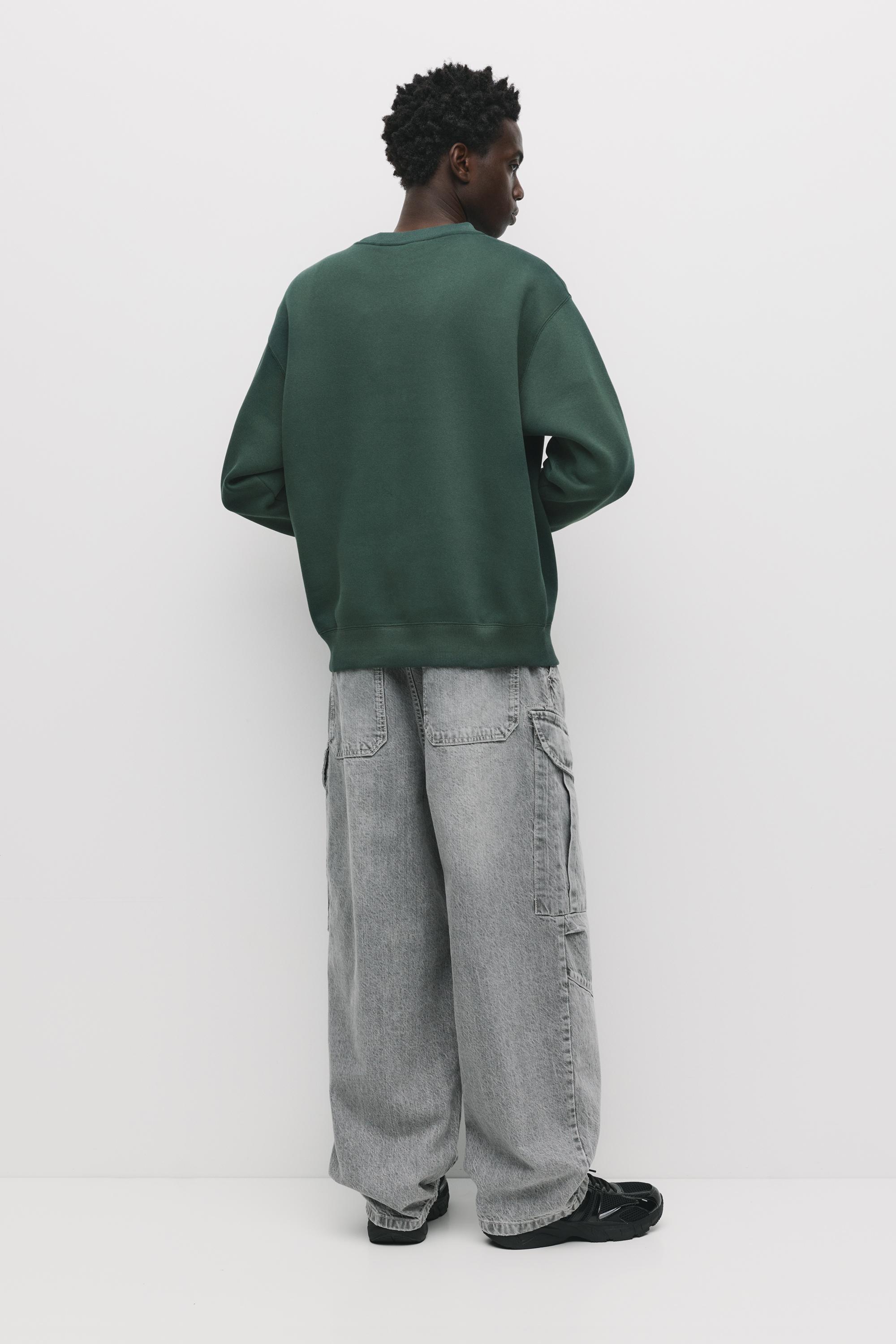 Basic bisiklet yaka sweatshirt - Görsel 81