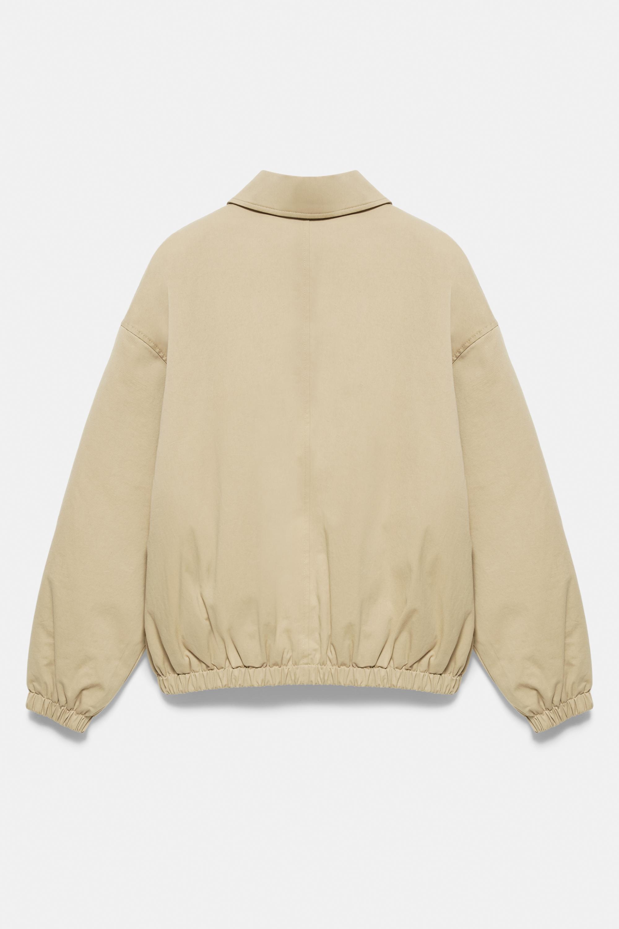 100% cotton jacket — Sand