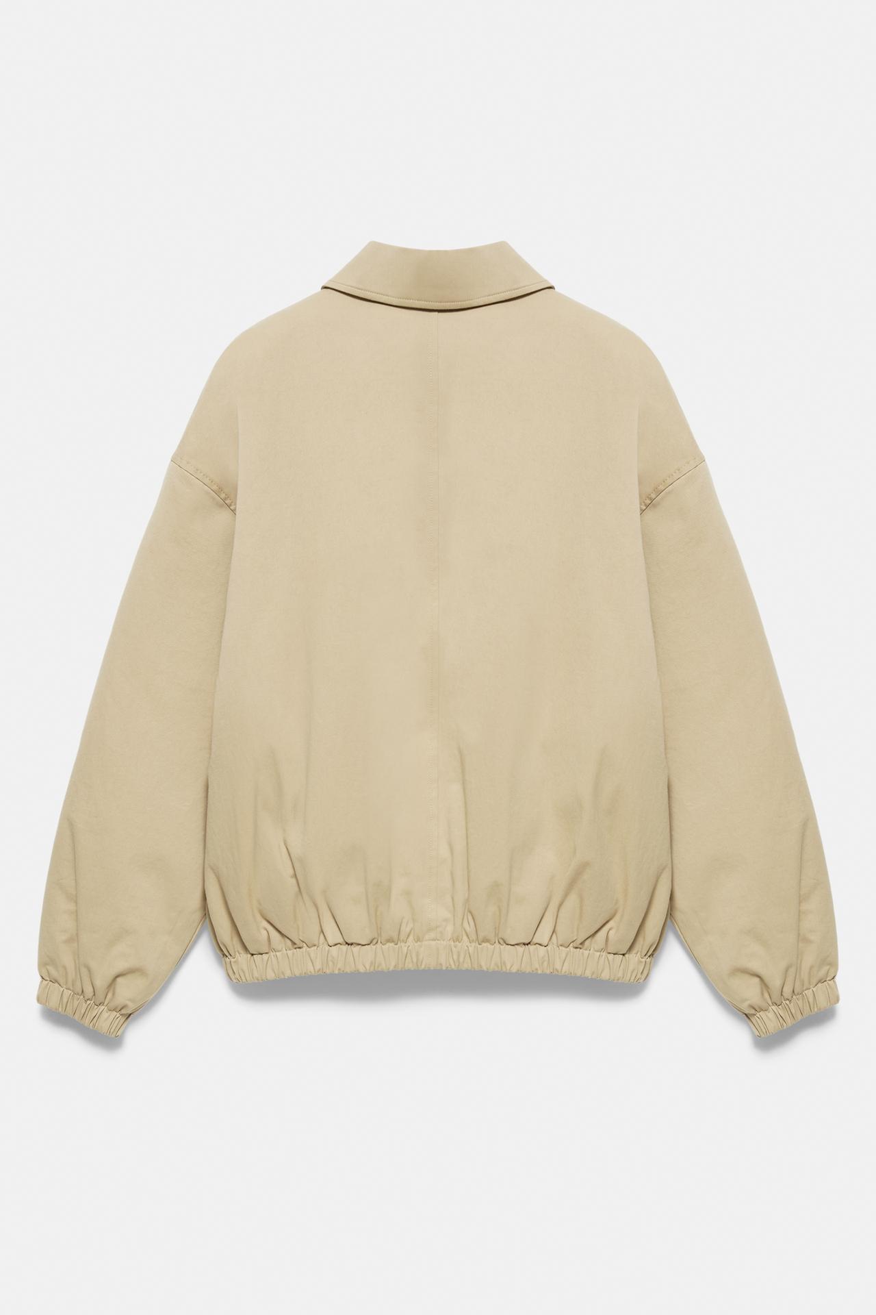 100% cotton jacket — Sand