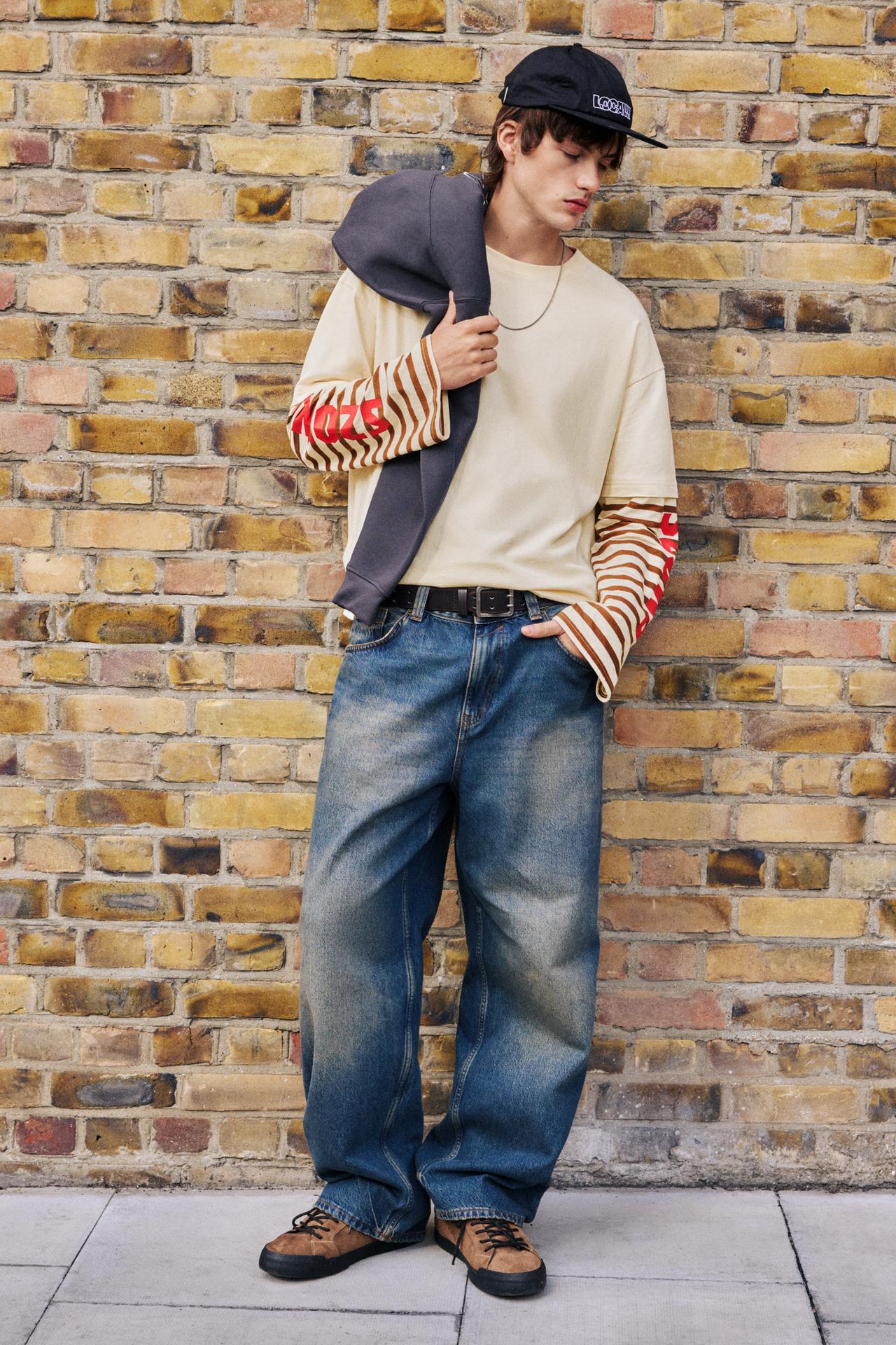 STWD double-sleeve T-shirt — Off white