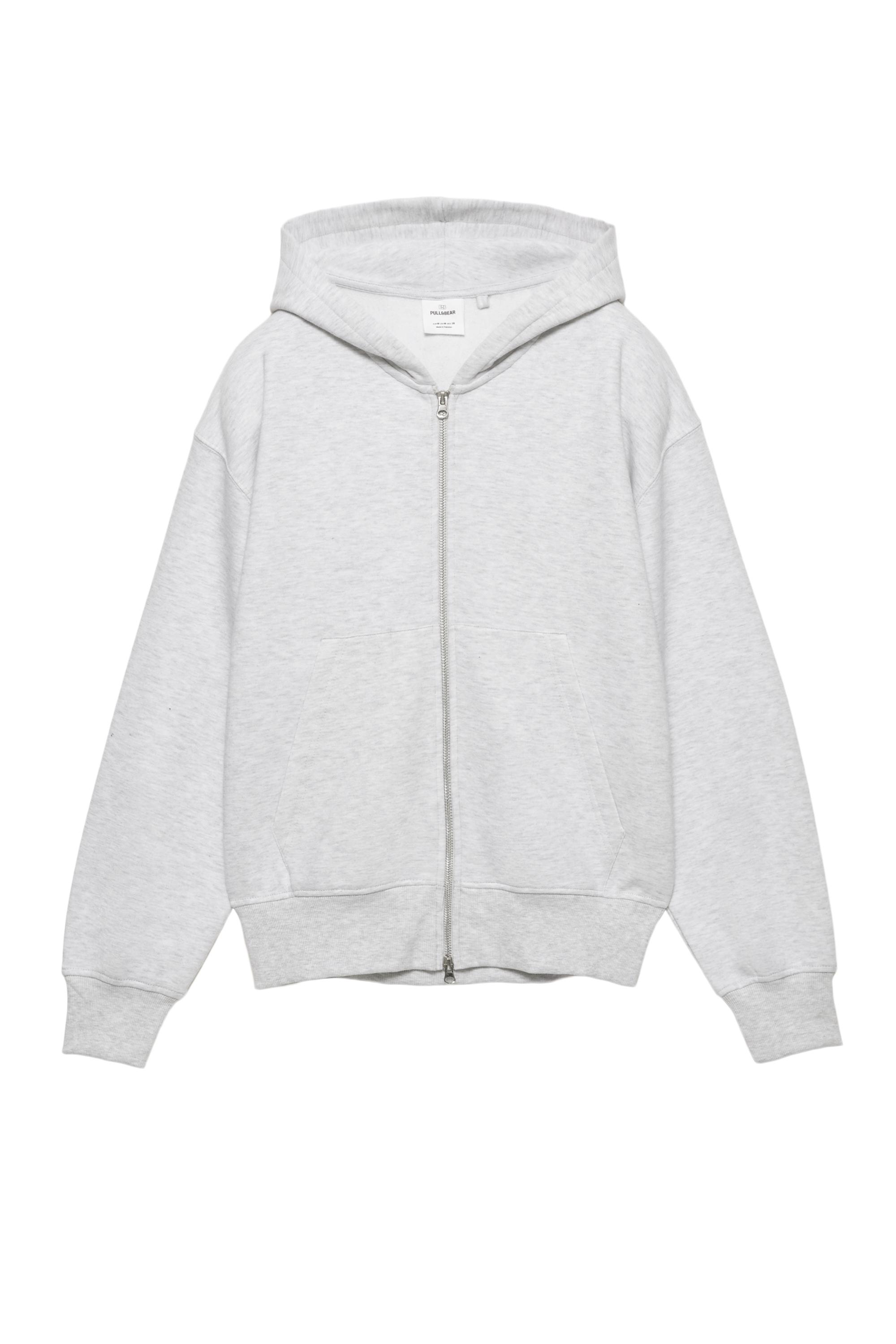 Fermuarlı kapüşonlu sweatshirt - Görsel 14