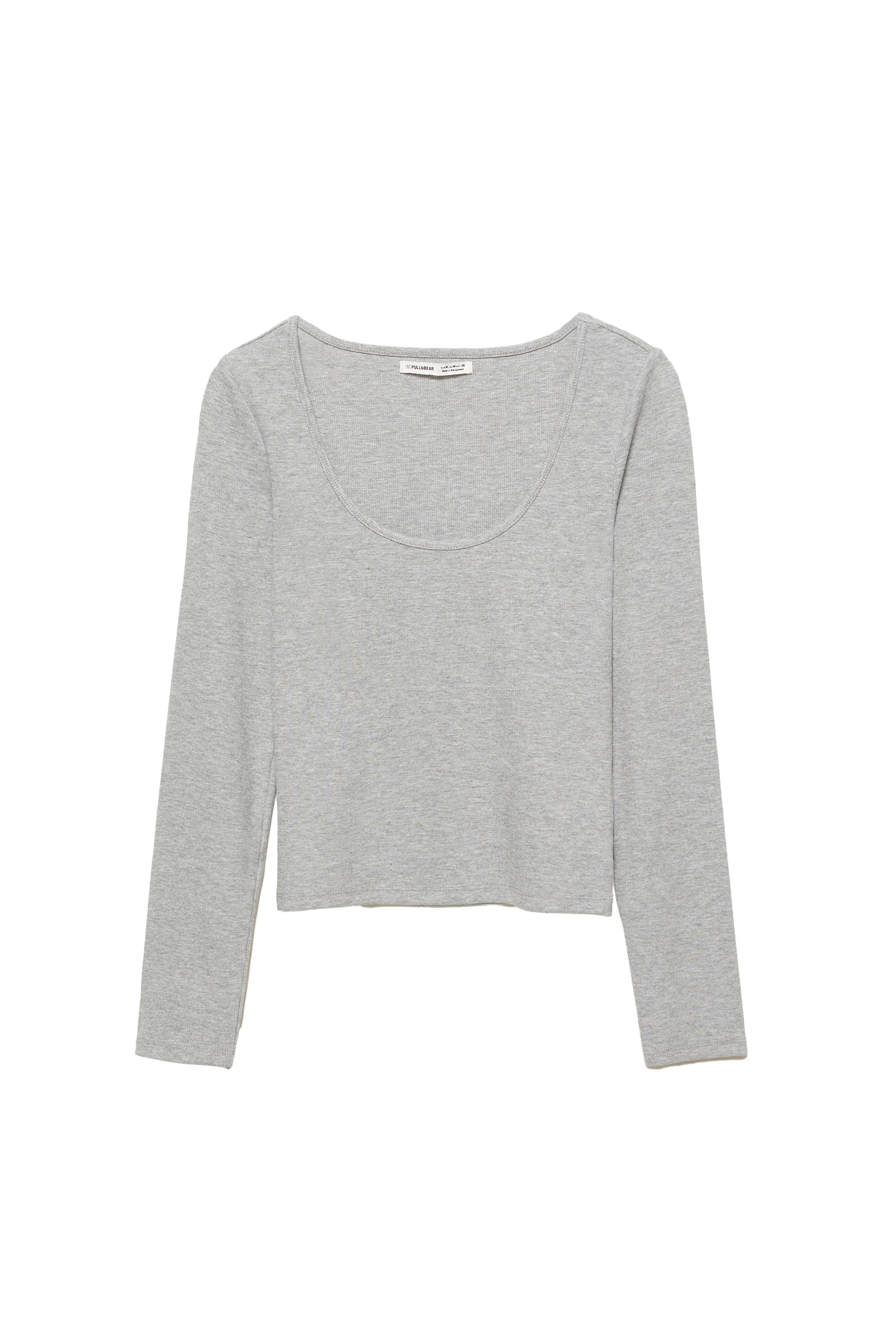 Fitilli bisiklet yaka tişört - Görsel 50