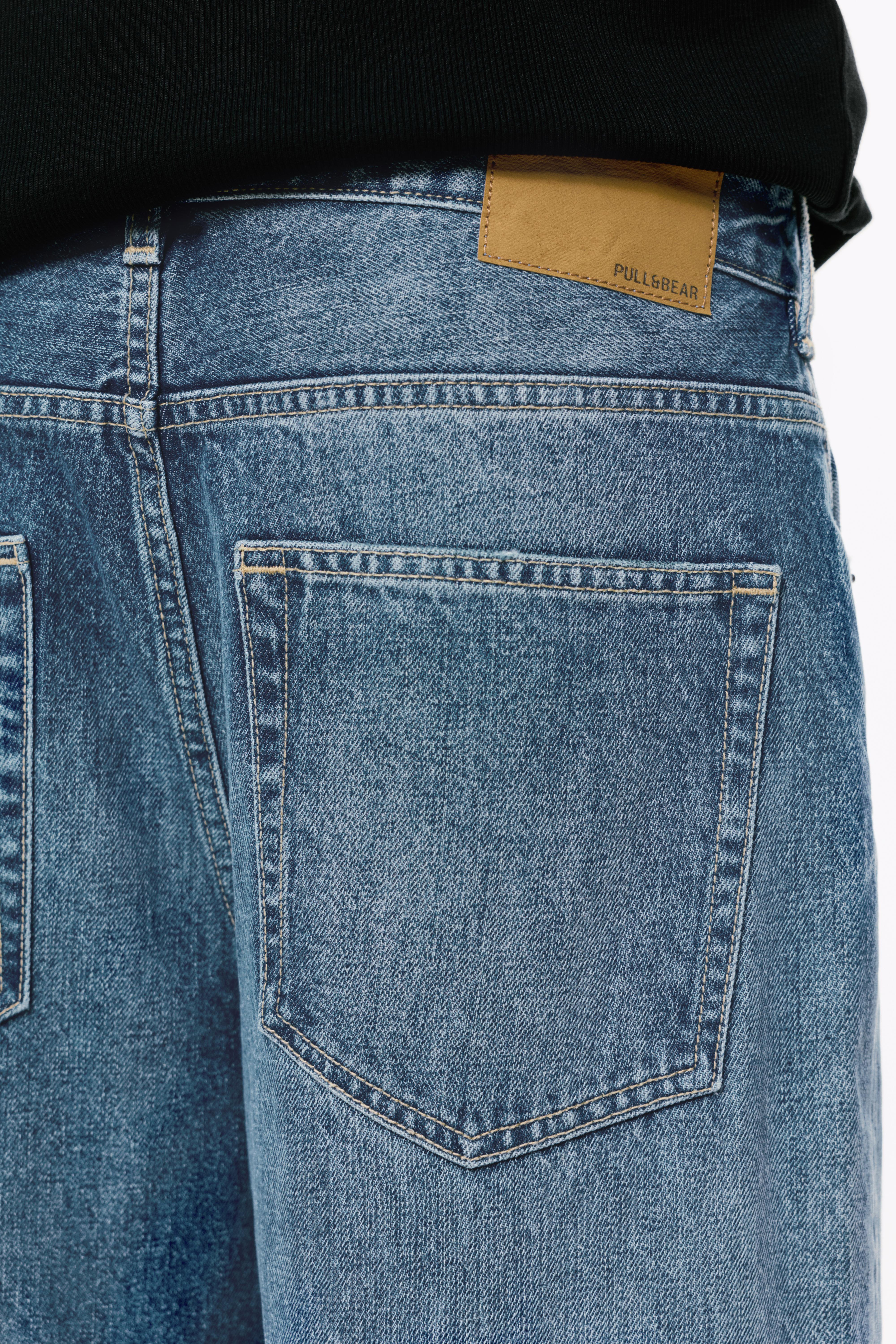 Baggy jeans — Medium blue