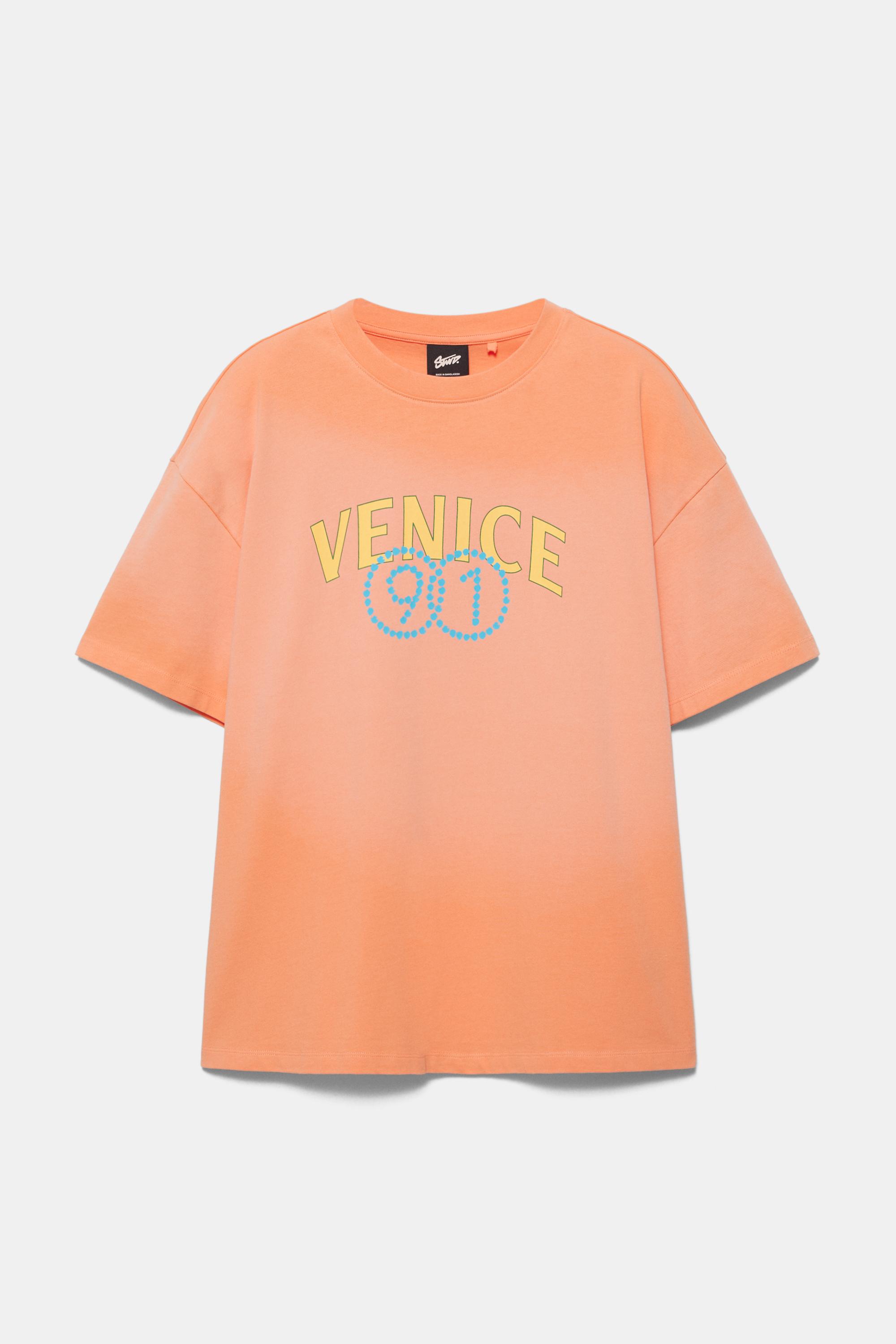 Venice grafikli t-shirt - Görsel 3