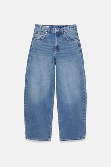 High-waist balloon jeans — Medium blue 2