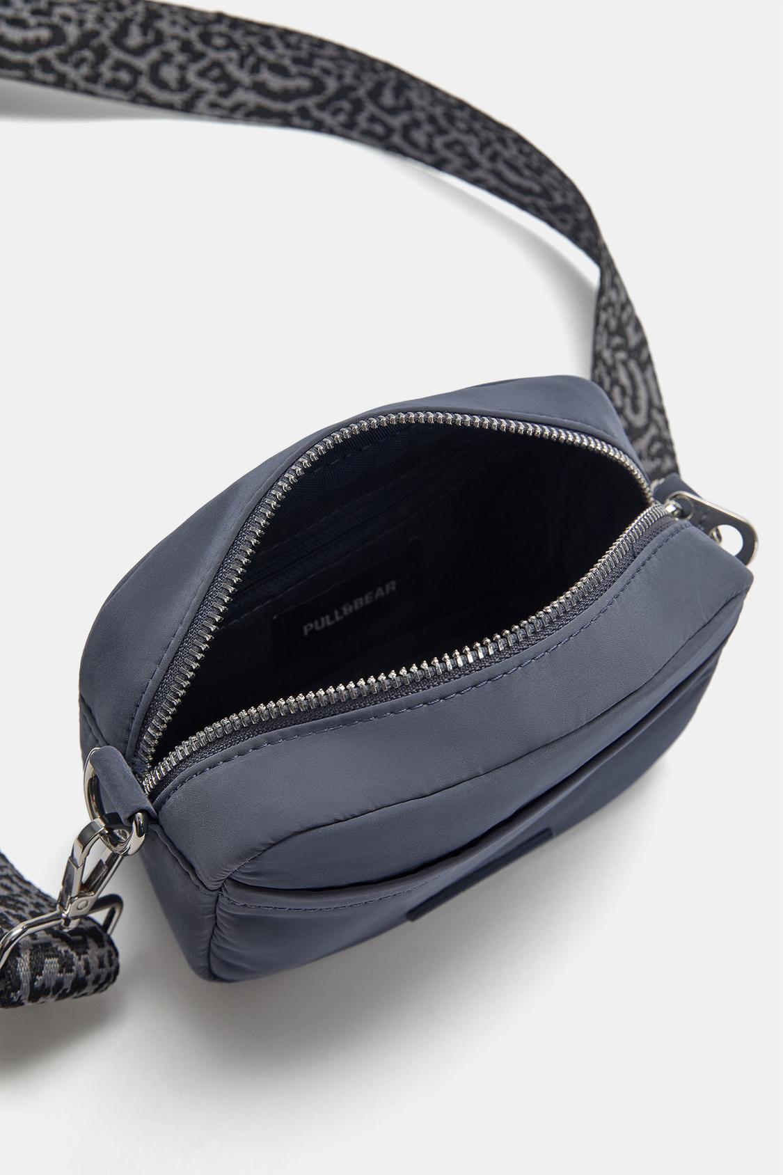 Leopard Pull And Bear Sac A Main Crossbody Bag With Leopard