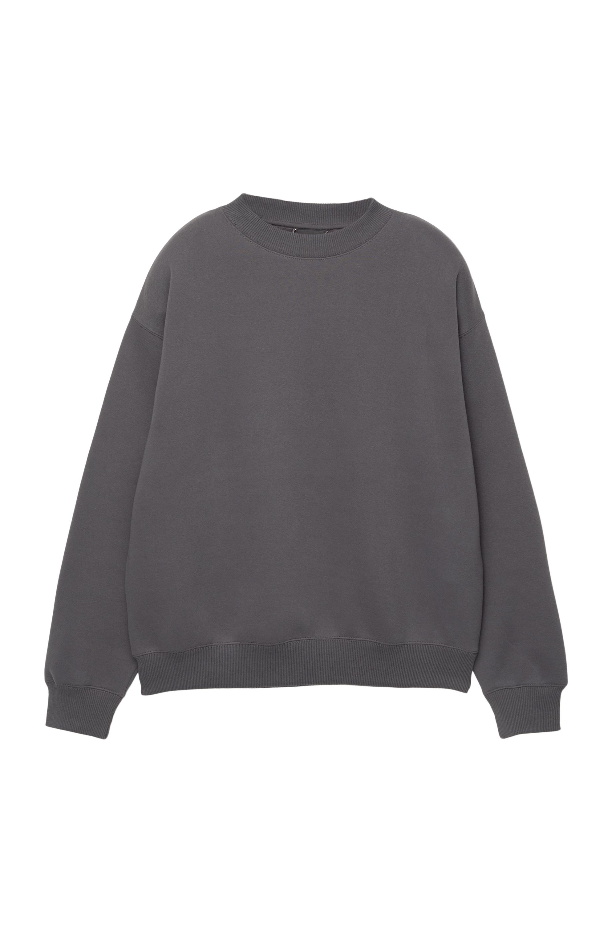 Basic bisiklet yaka sweatshirt - Görsel 77