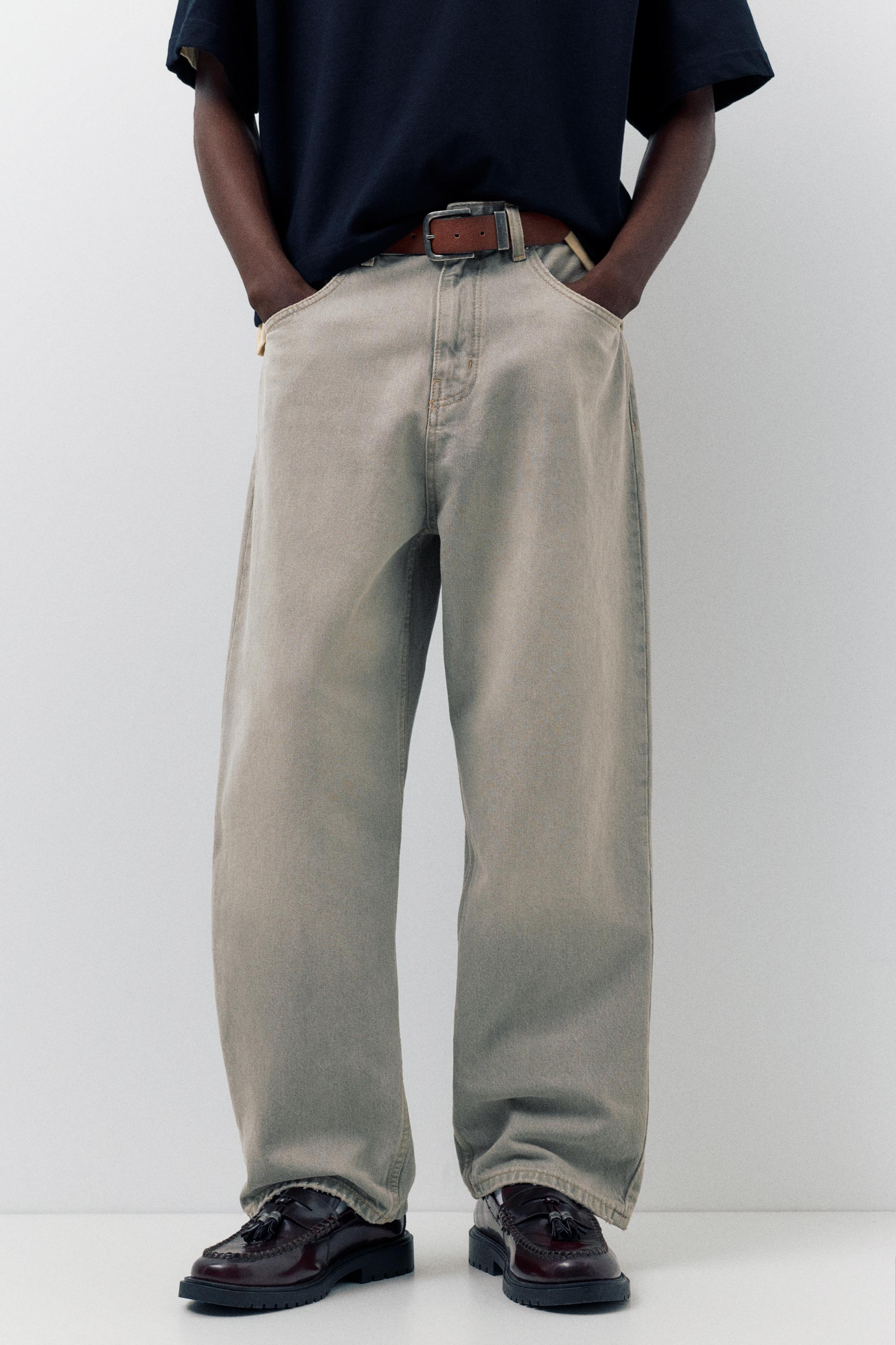 Relaxed fit baggy jeans — Dark grey