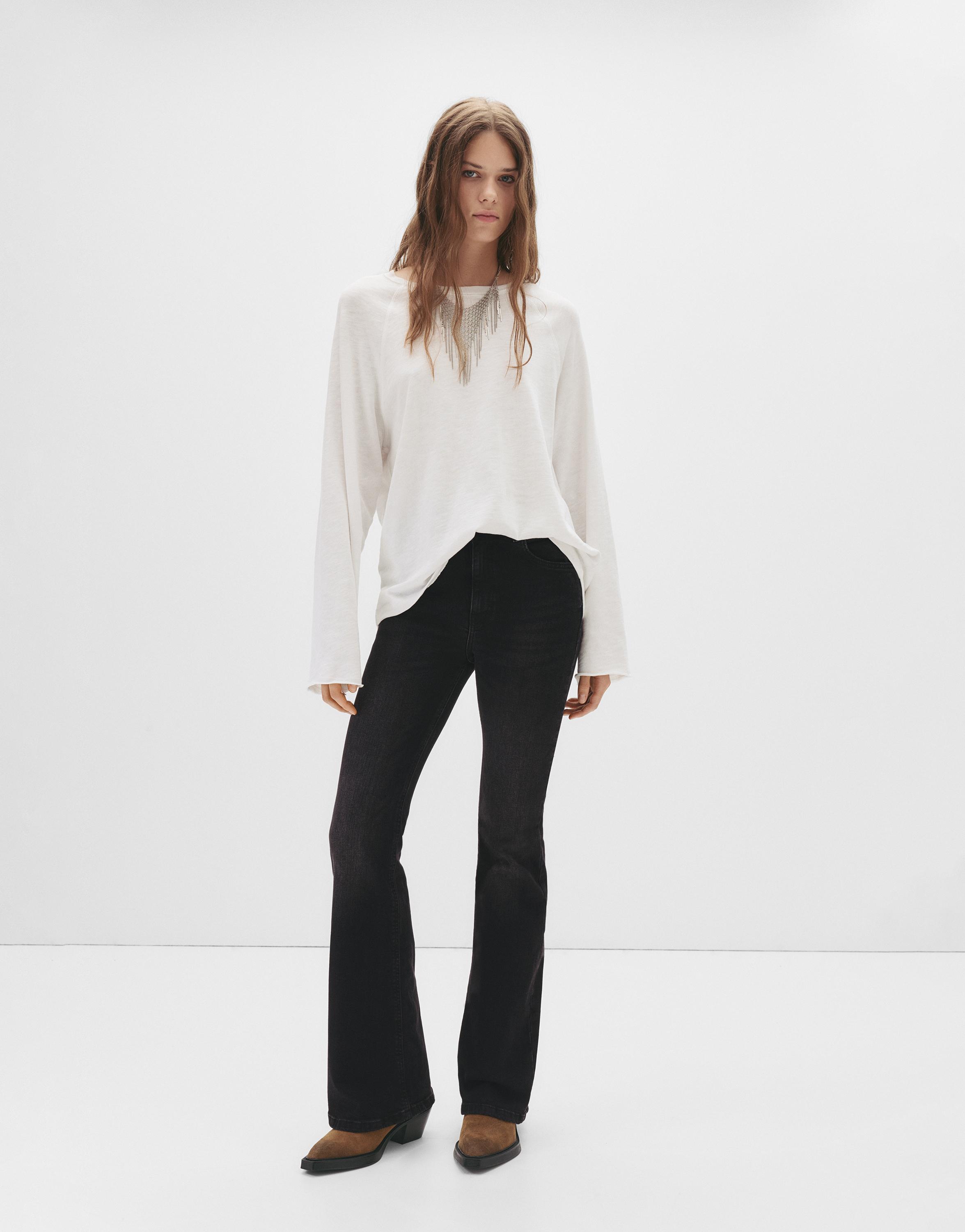 Yüksek bel çan paça jean - Görsel 26