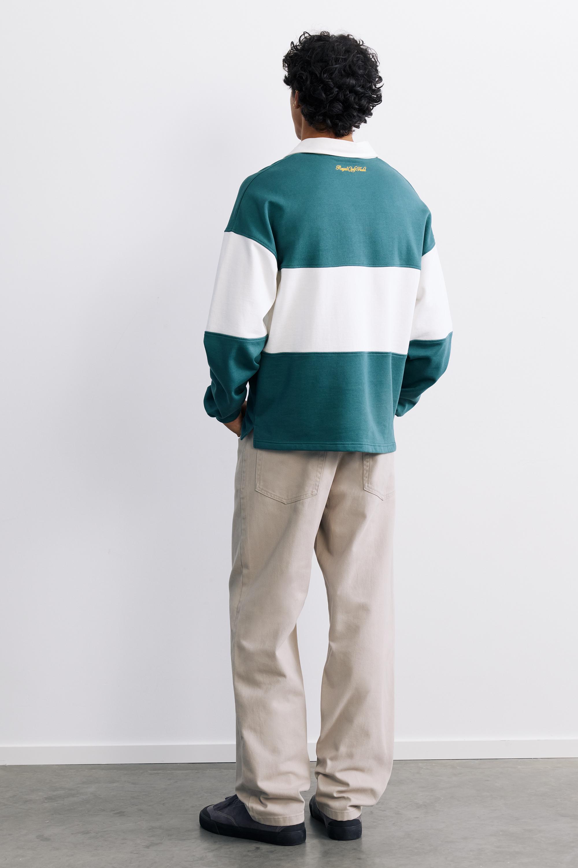 Straight-leg trousers — Stone