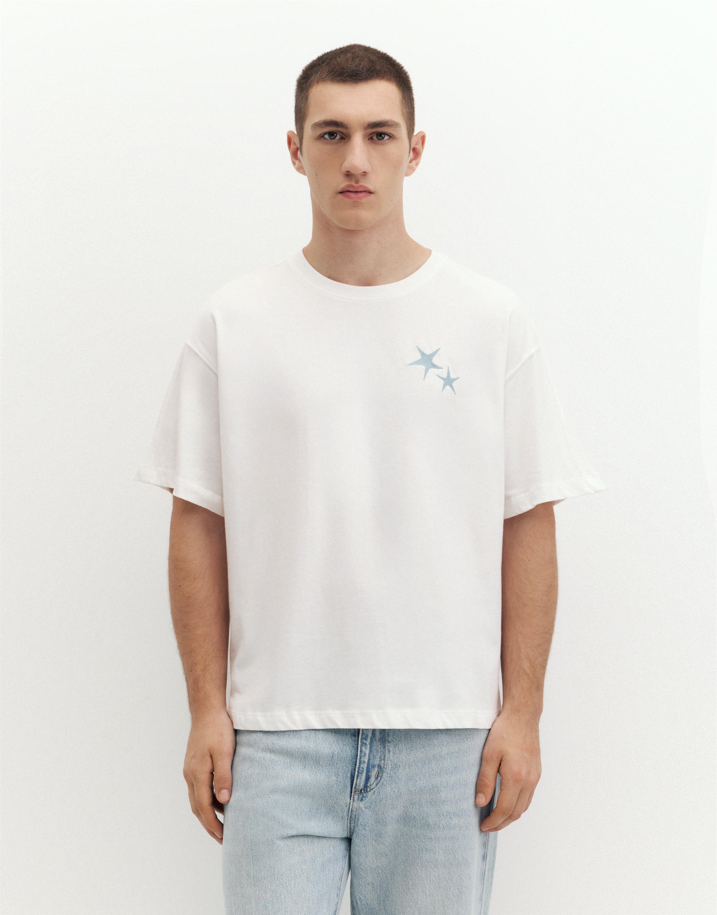 STWD star graphic T-shirt — Off white