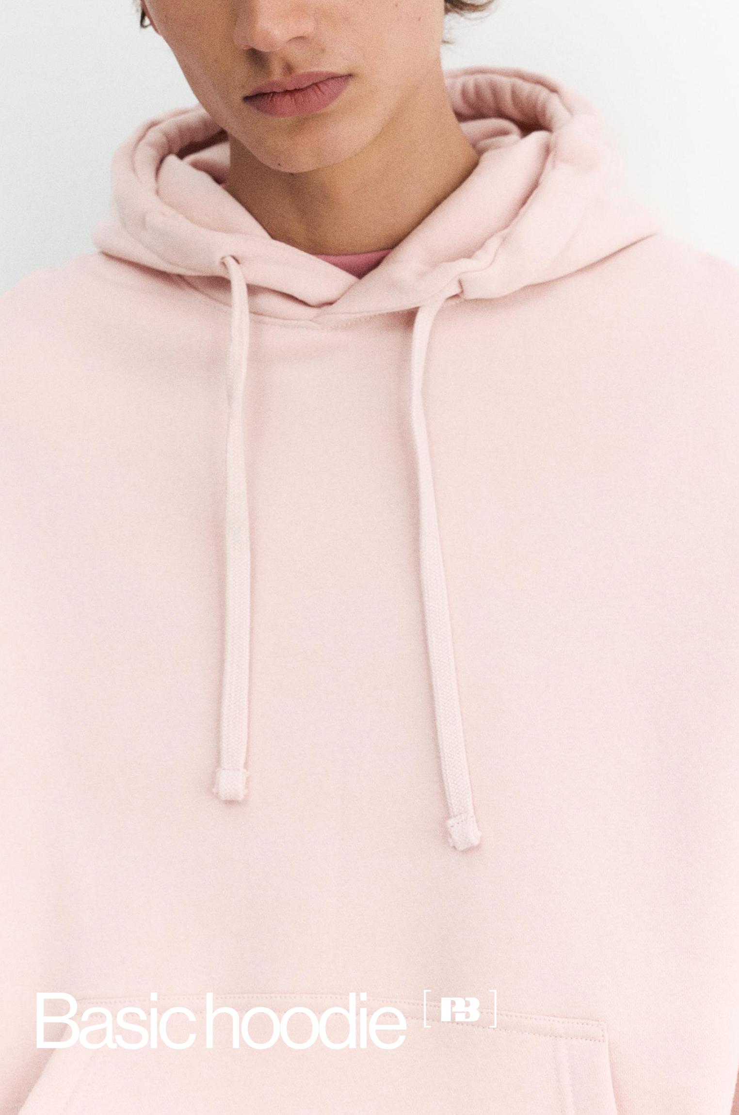 Basic hoodie — Pink