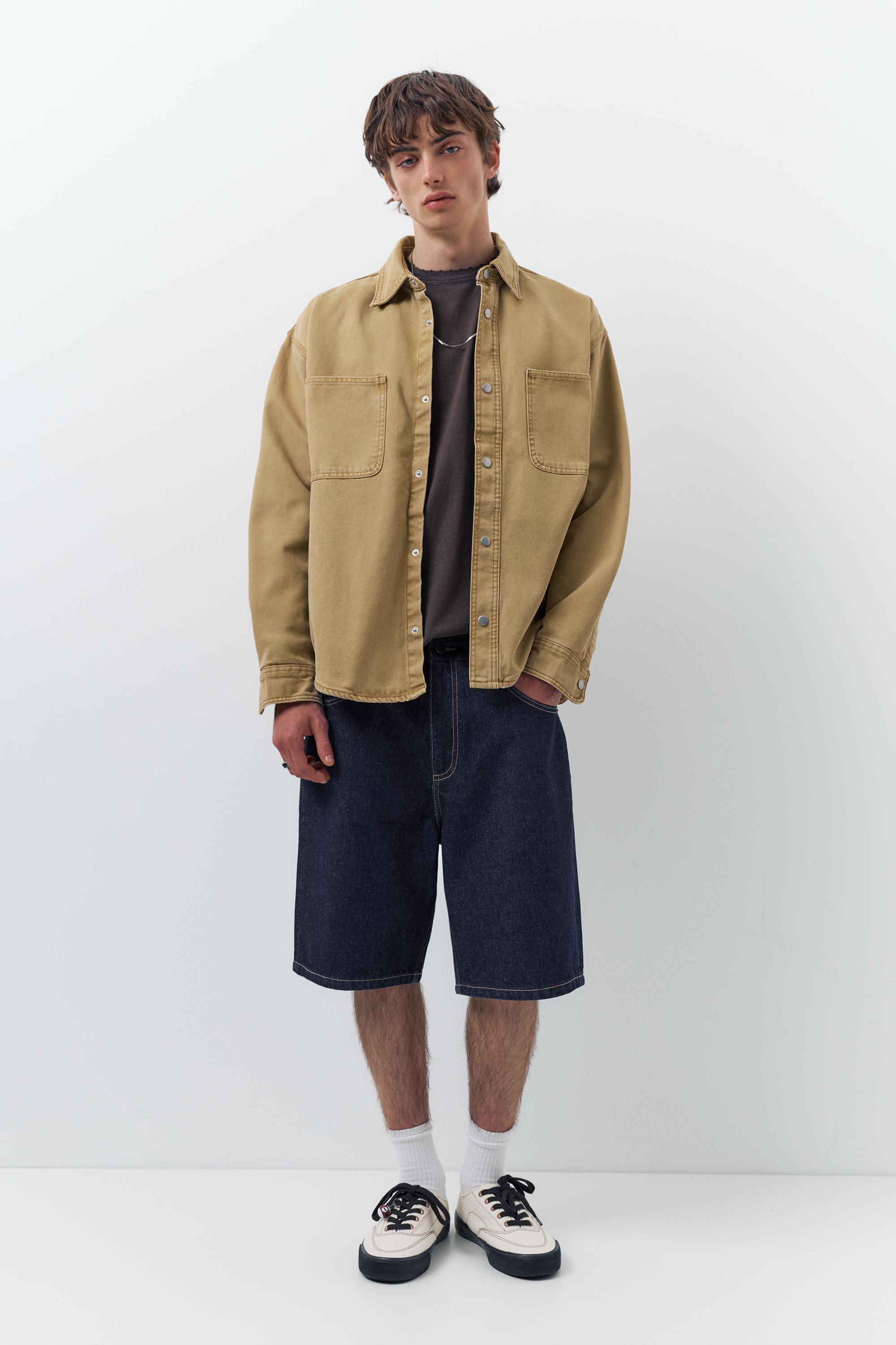 Baggy denim bermuda - Görsel 107