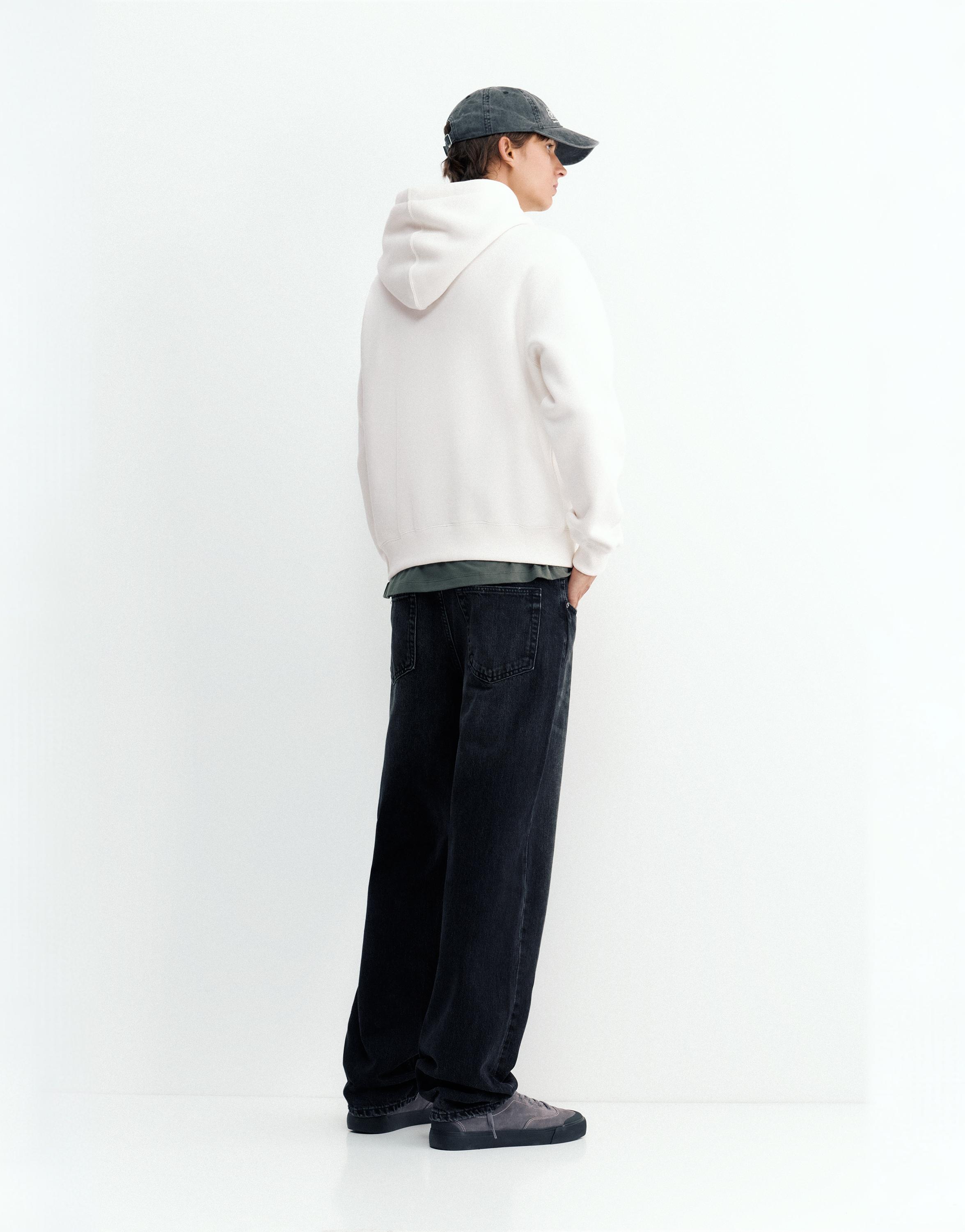 Basic hoodie — Off white