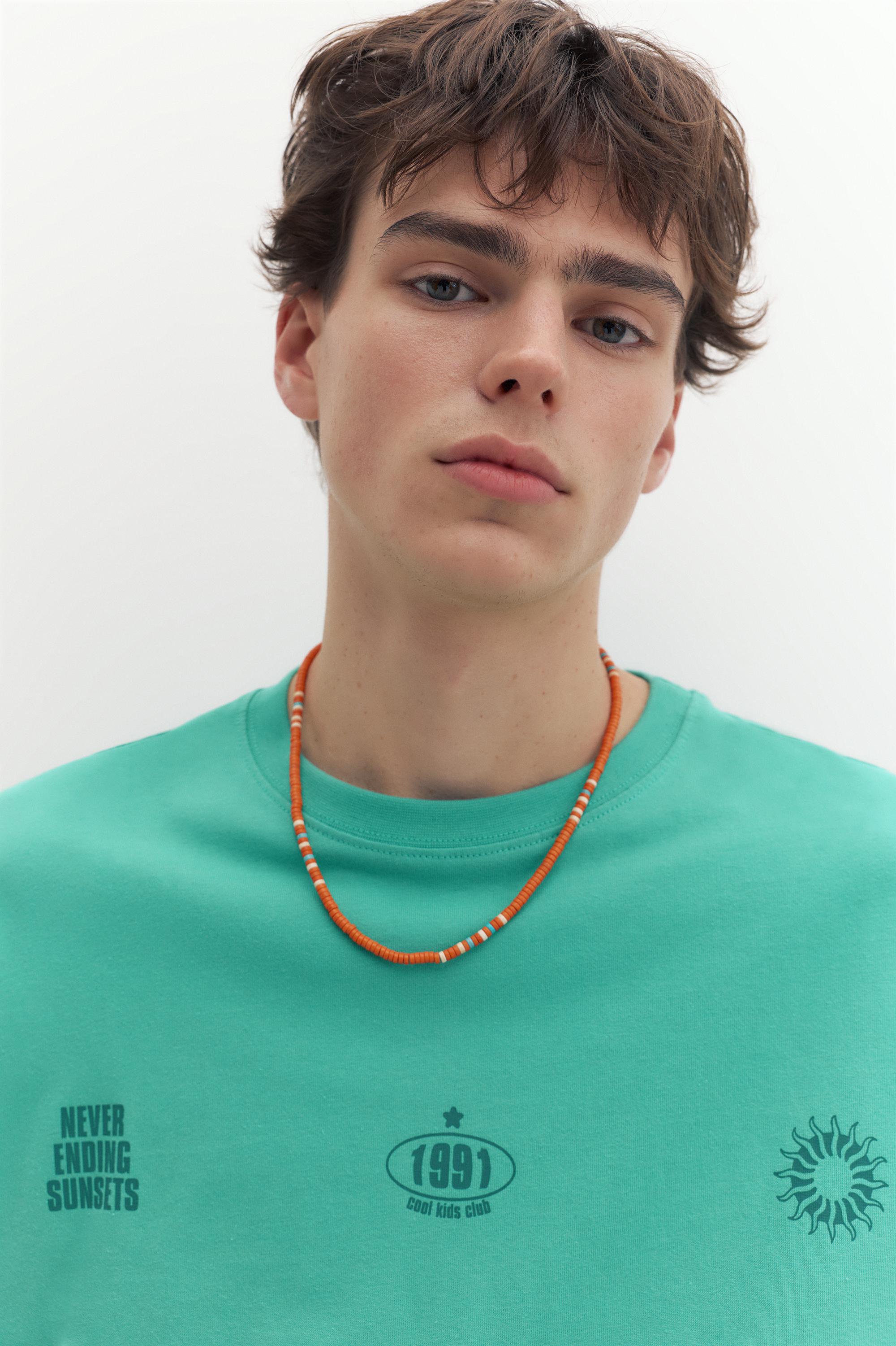 STWD sun graphic T-shirt — Turquoise