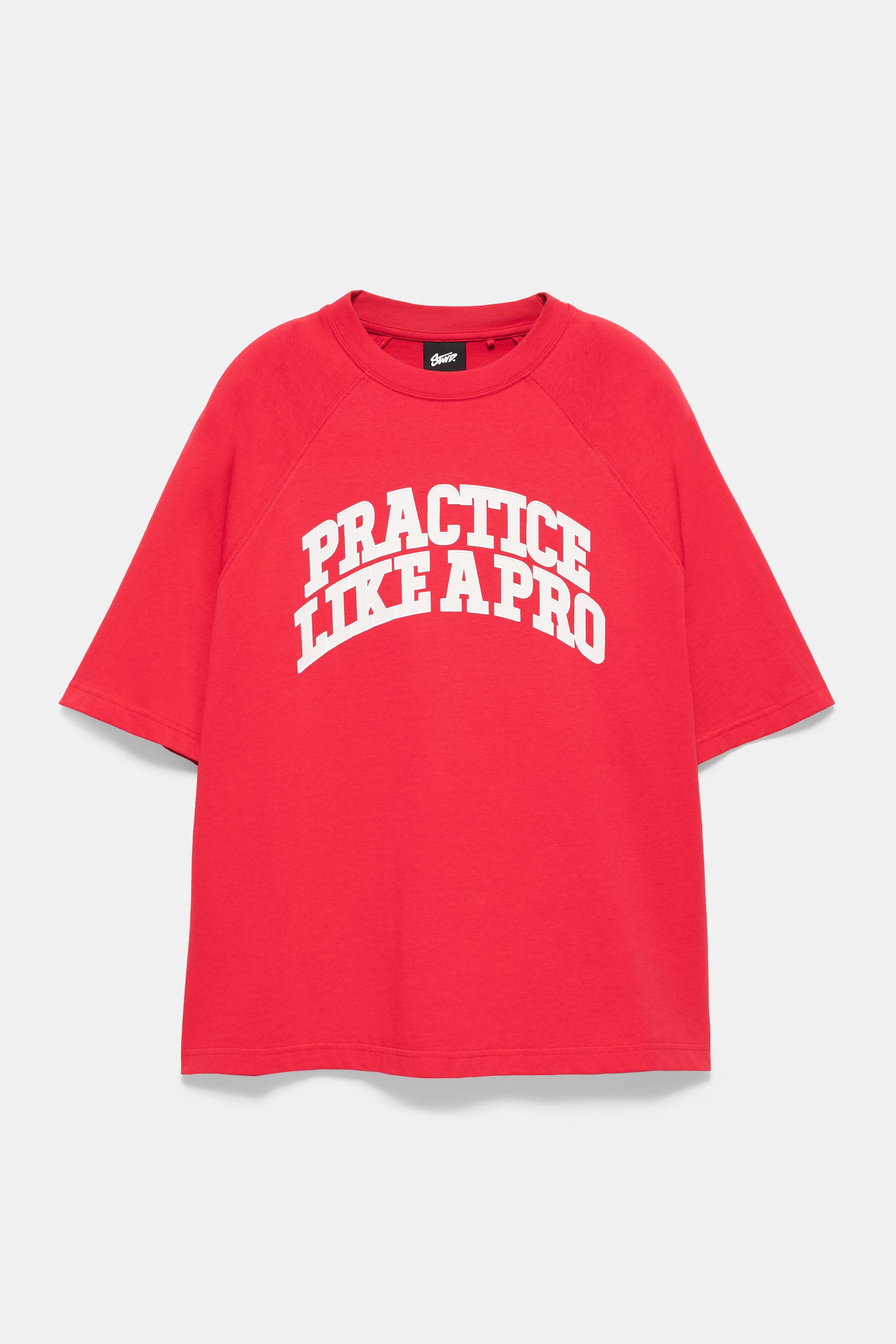 STWD raglan graphic T-shirt — Red
