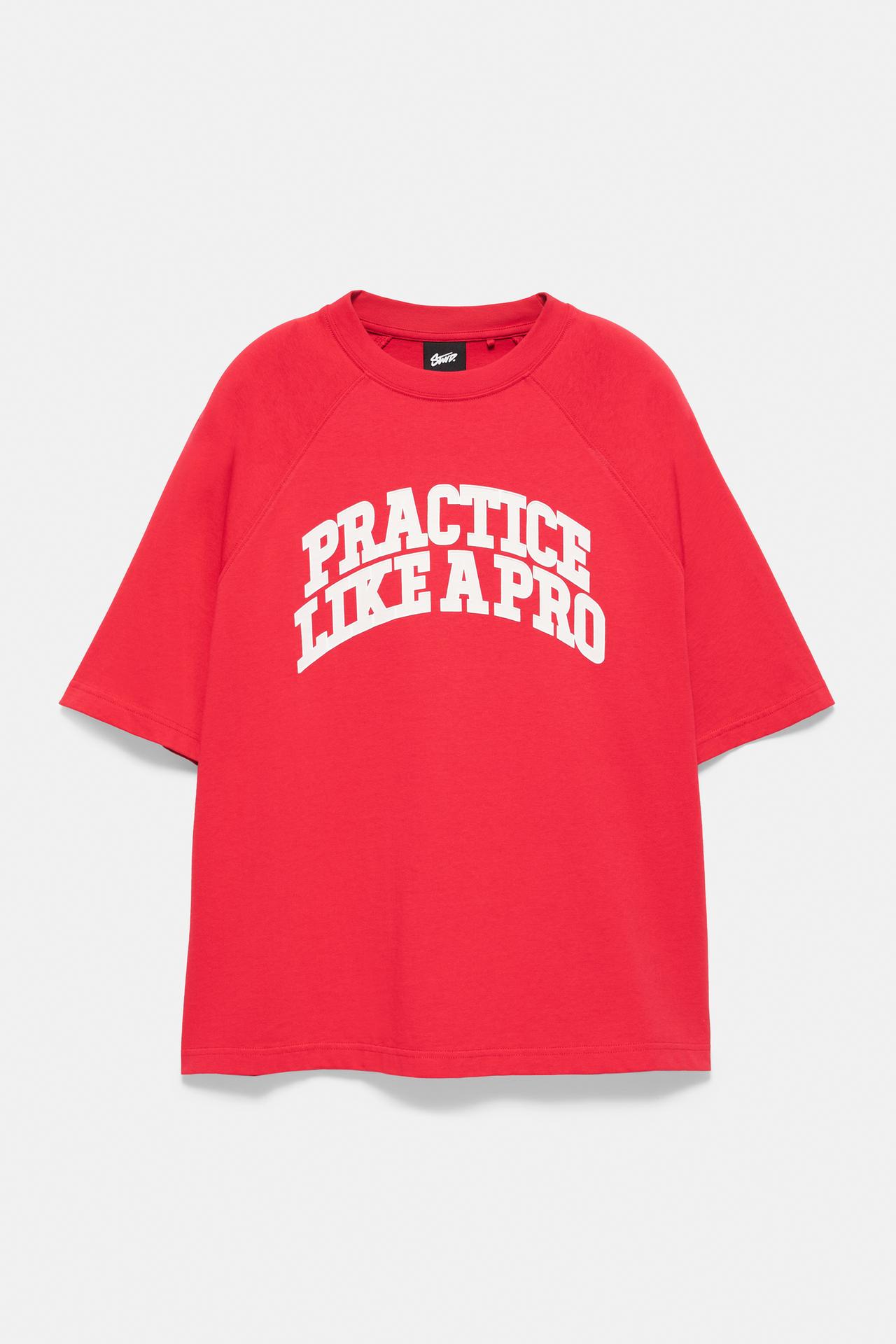 STWD raglan graphic T-shirt — Red