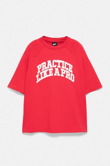 STWD raglan graphic T-shirt — Red 7