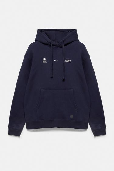 Graphic sweatshirt with a hood — Navy 6