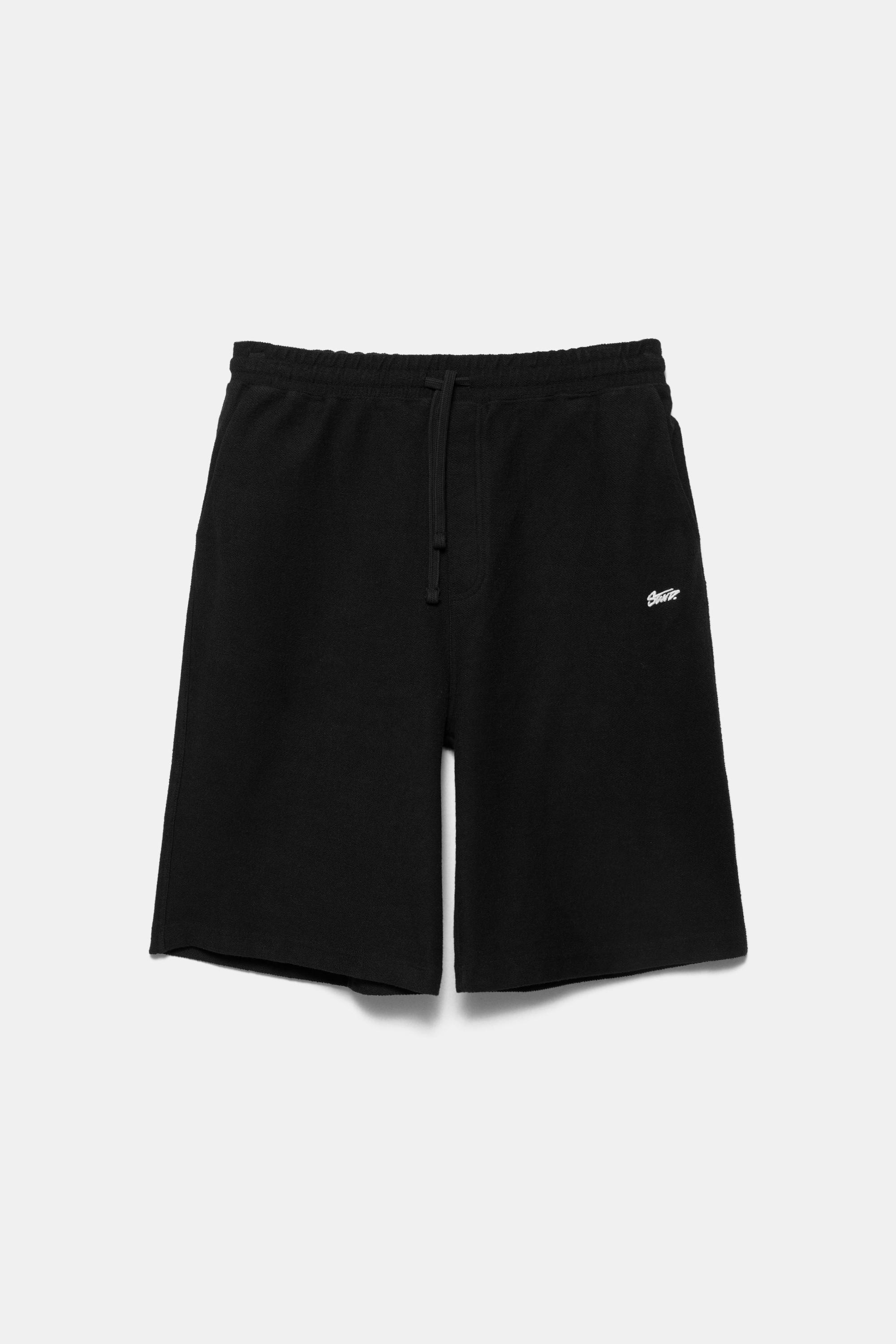 STWD skater jogger Bermuda shorts — Black