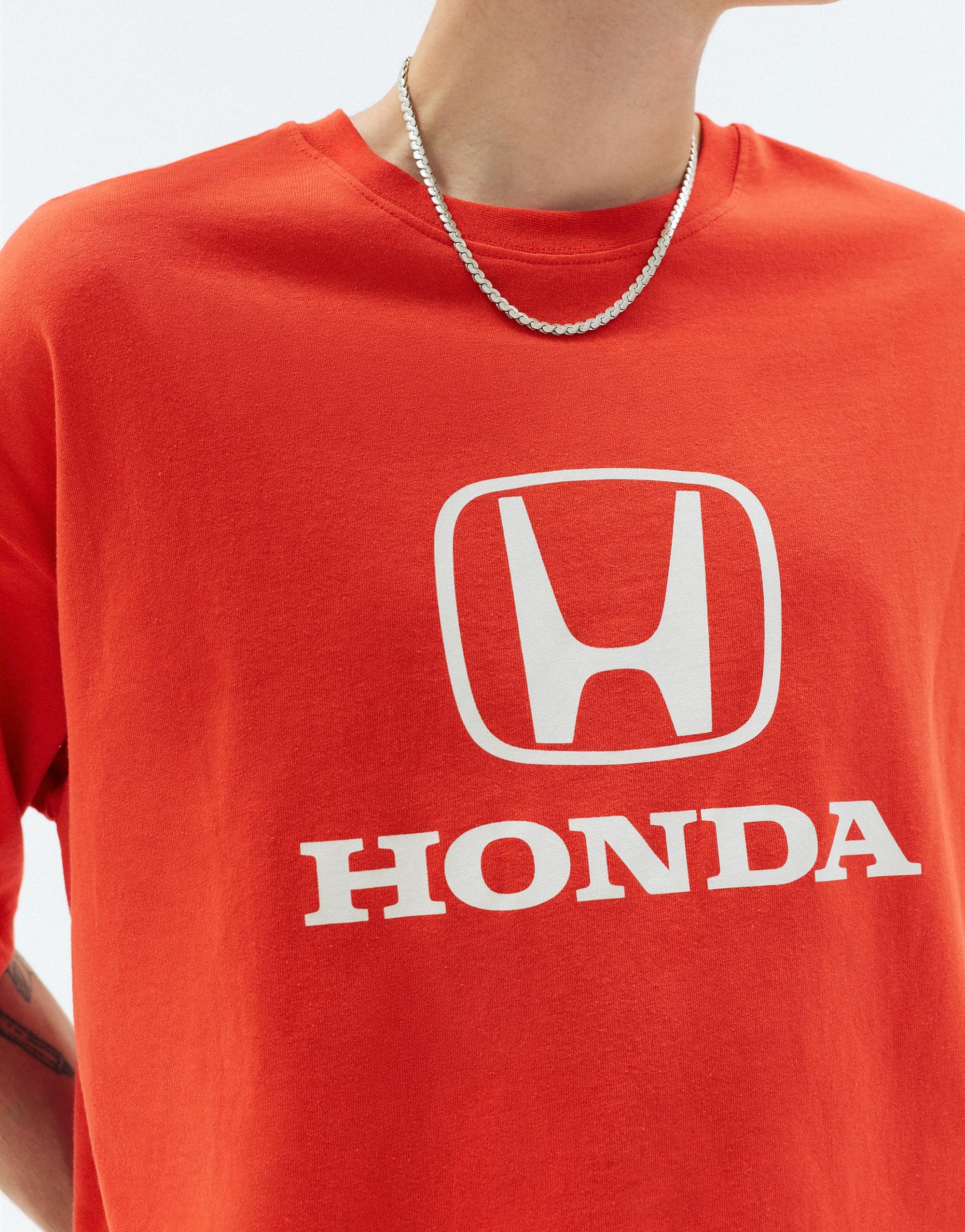 Relaxed fit Honda logo T-shirt — Red