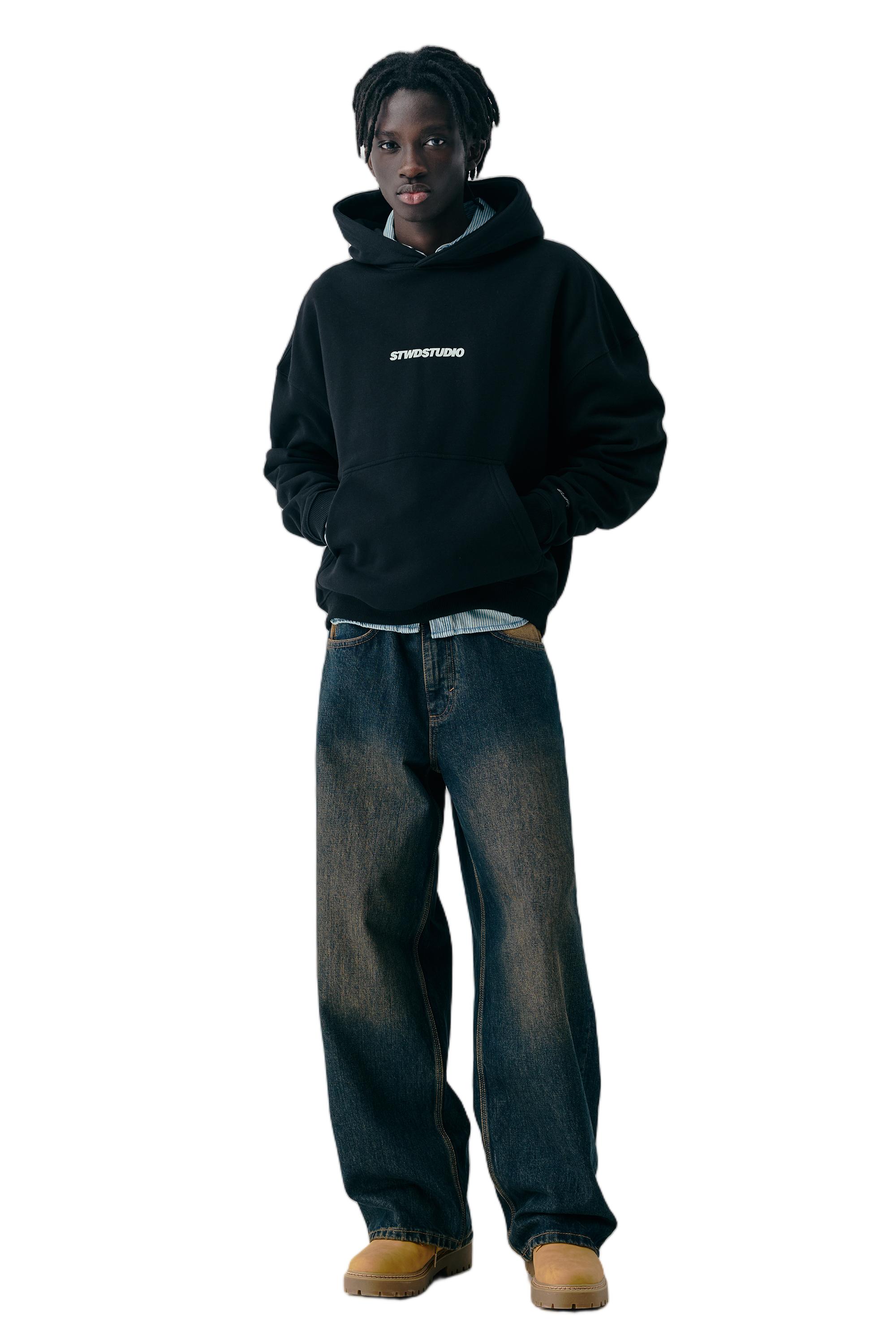 STWD Studio kapüşonlu sweatshirt - Görsel 15