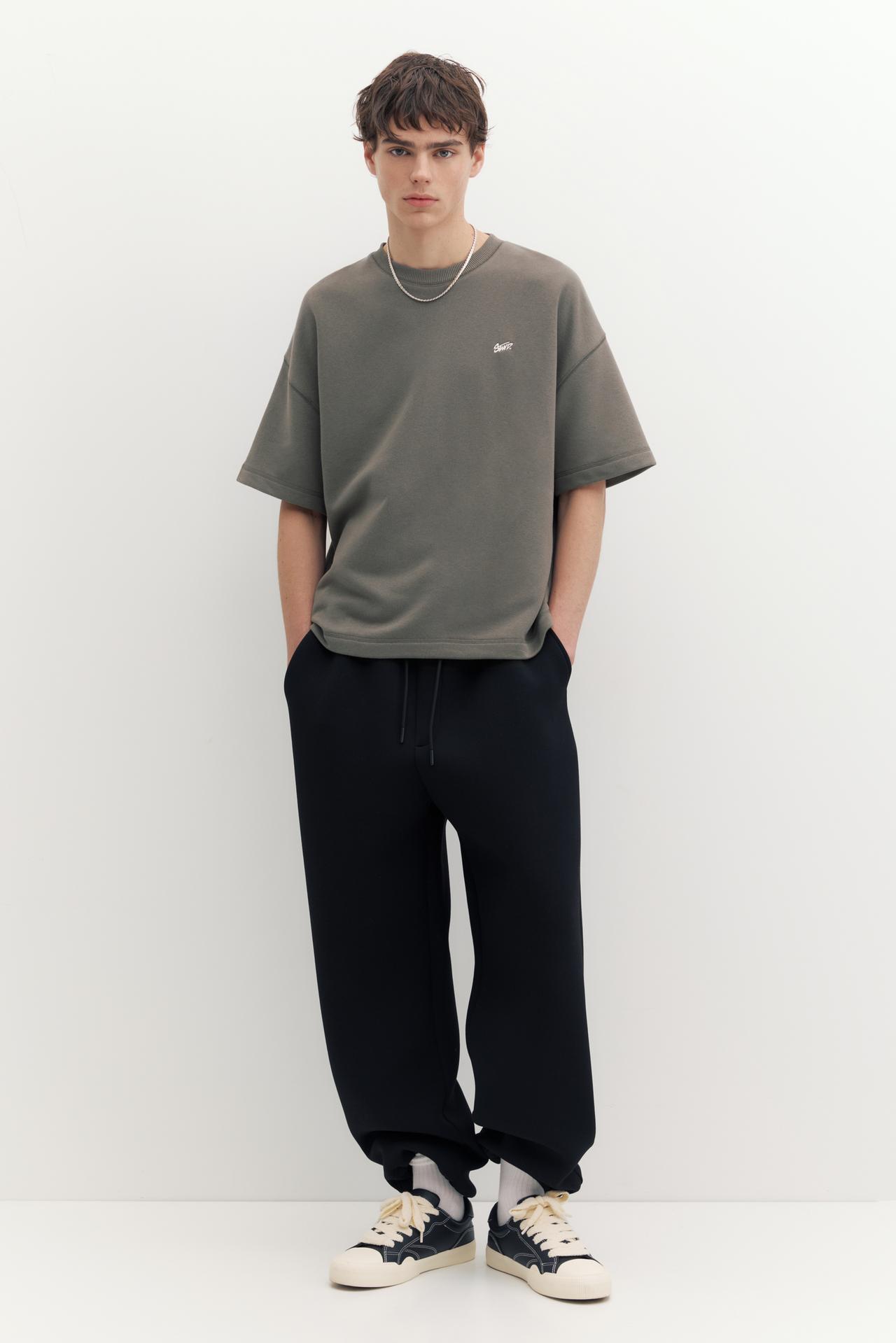 Short sleeve STWD sweatshirt — Grey