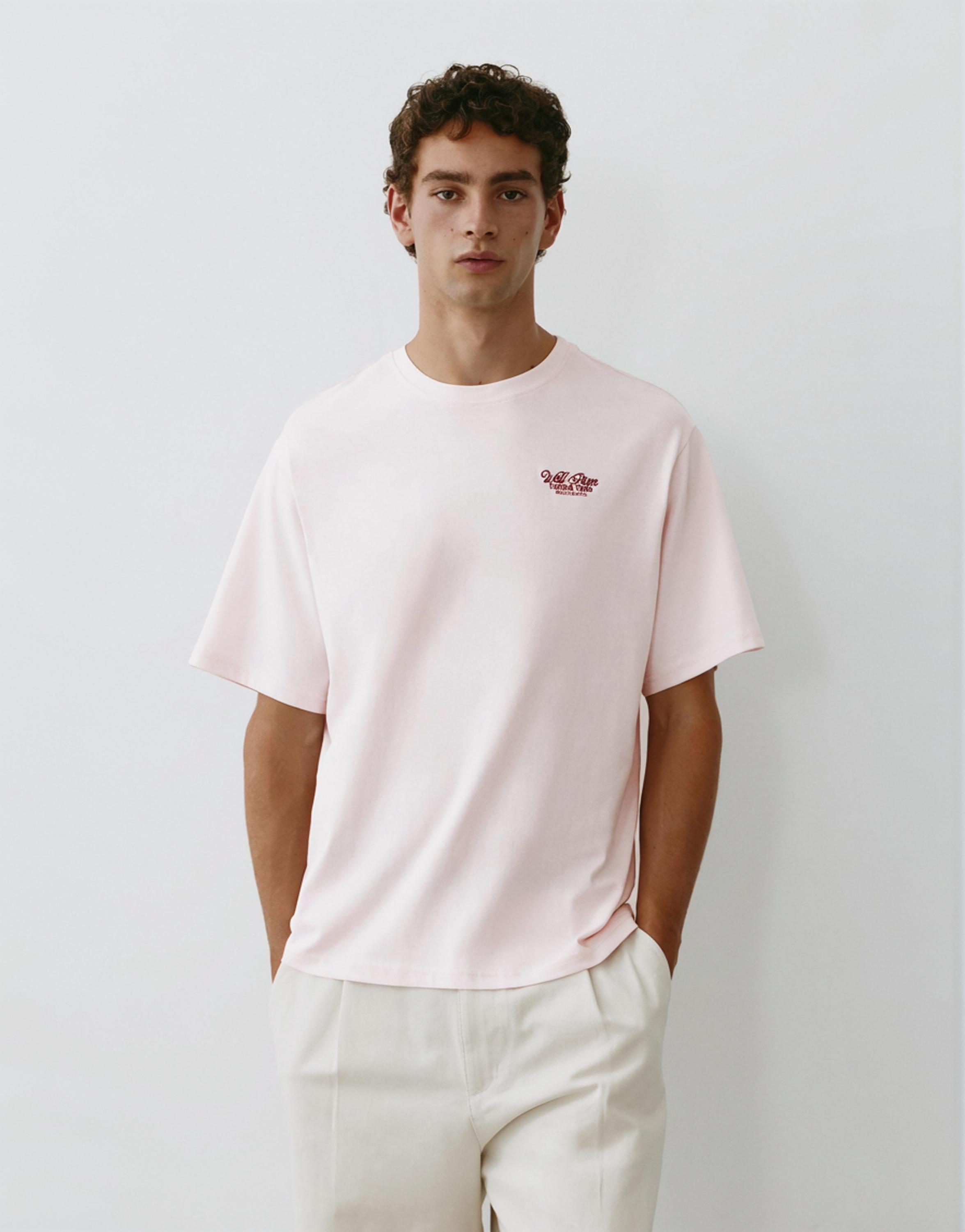 Tennis Club graphic T-shirt — Pink