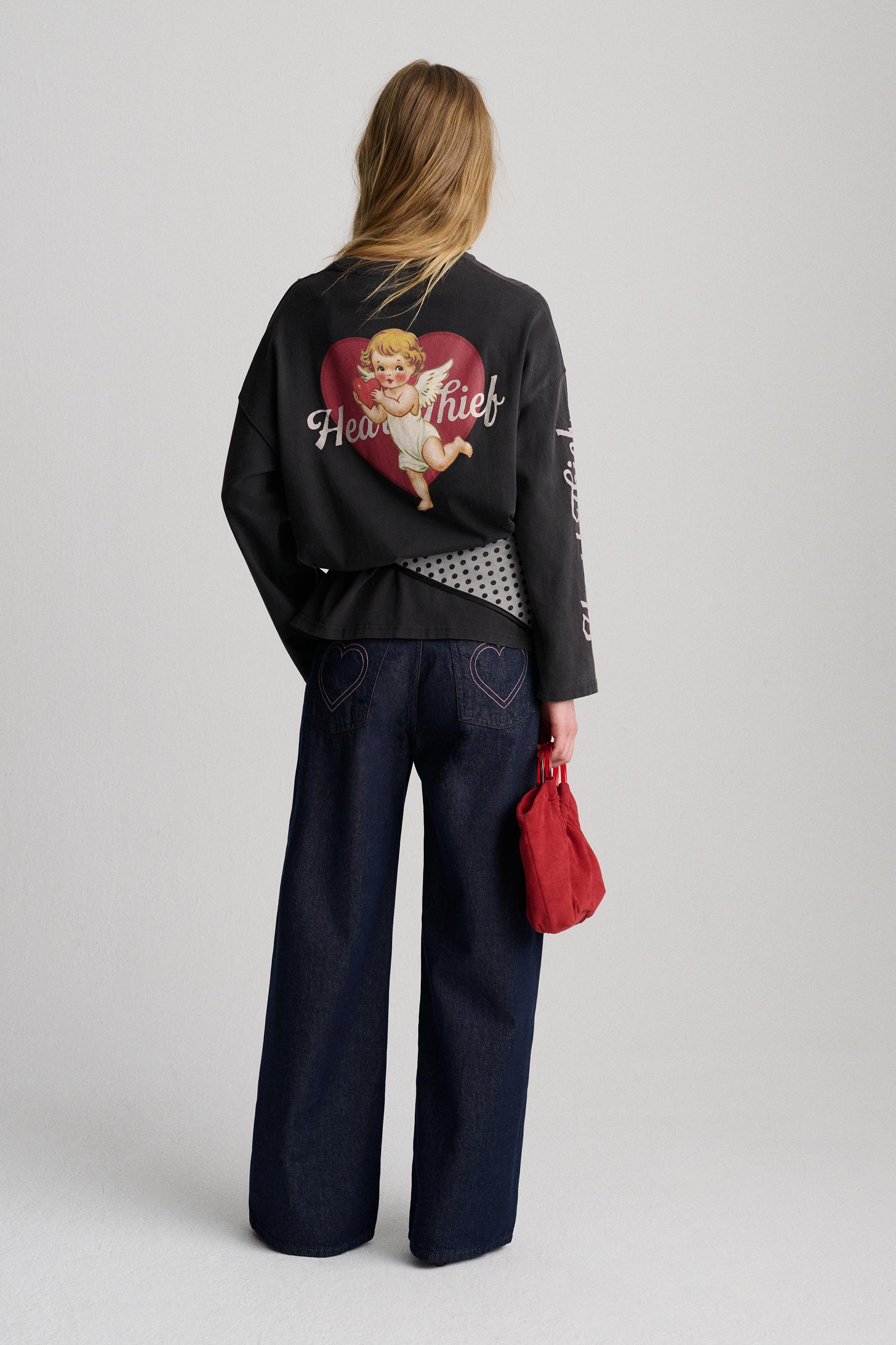 Uzun kollu Kupid t-shirt - Görsel 14