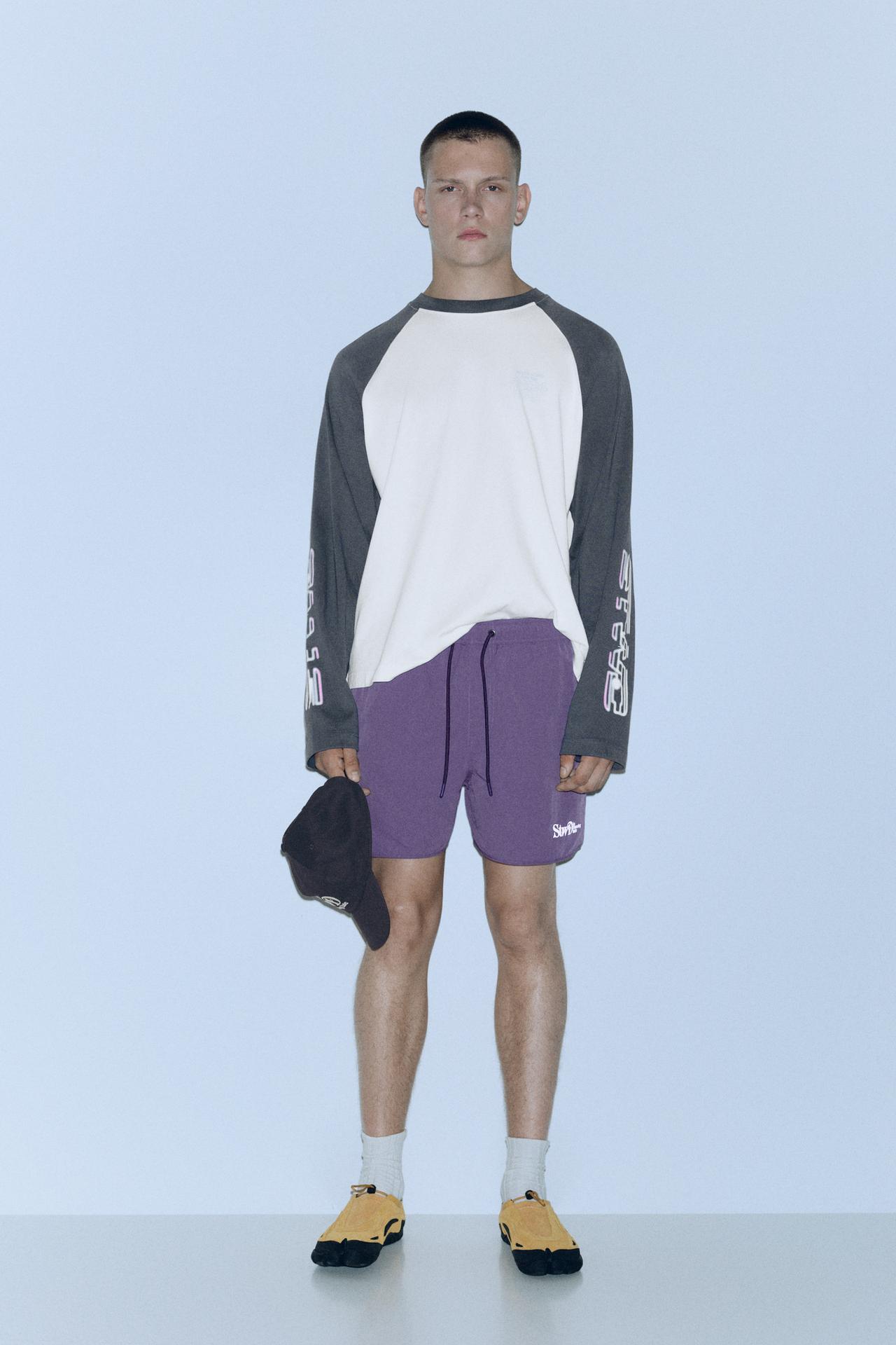 STWD raglan sleeve T-shirt — Off white