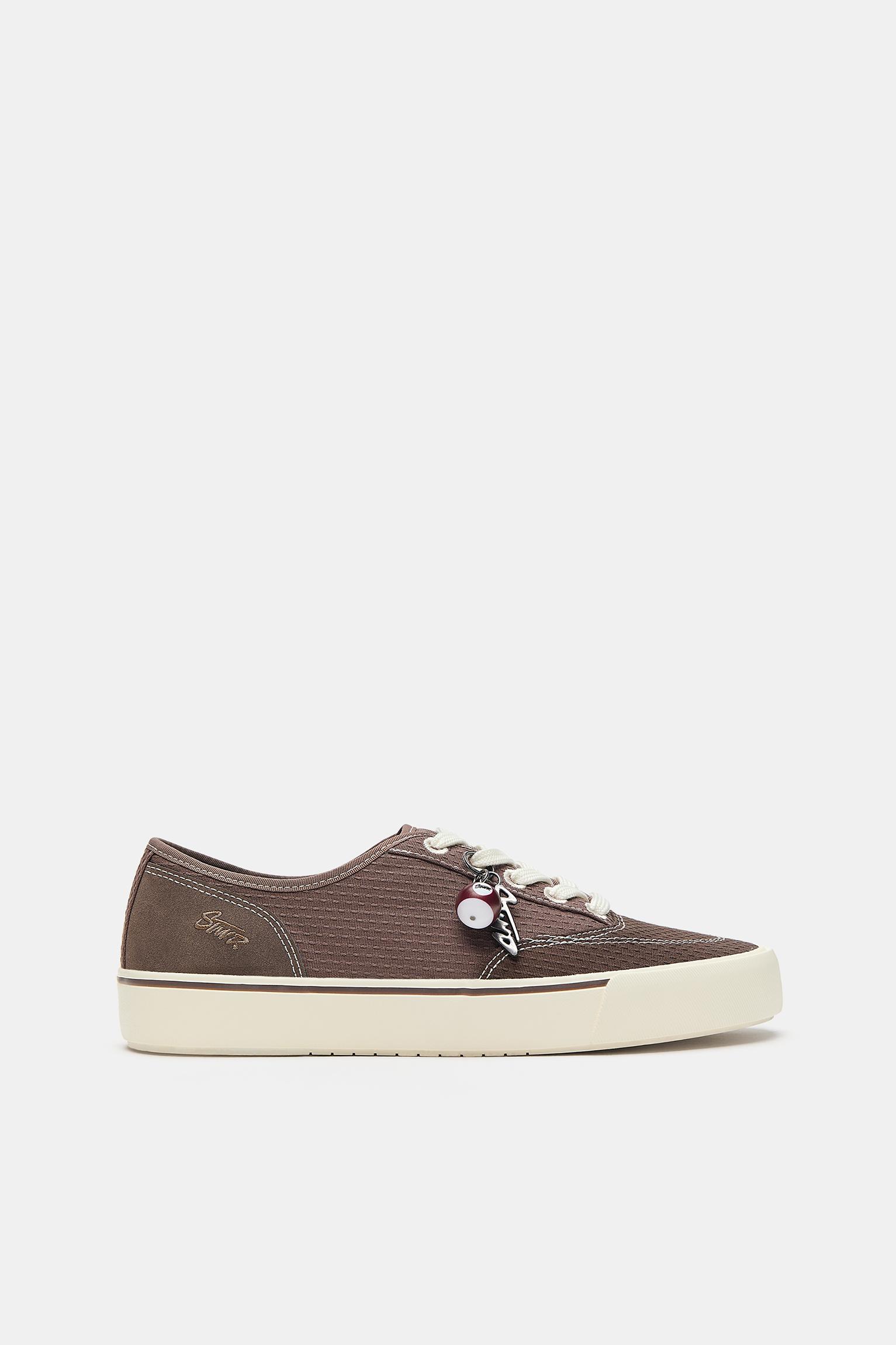 Embellished STWD trainers — Brown