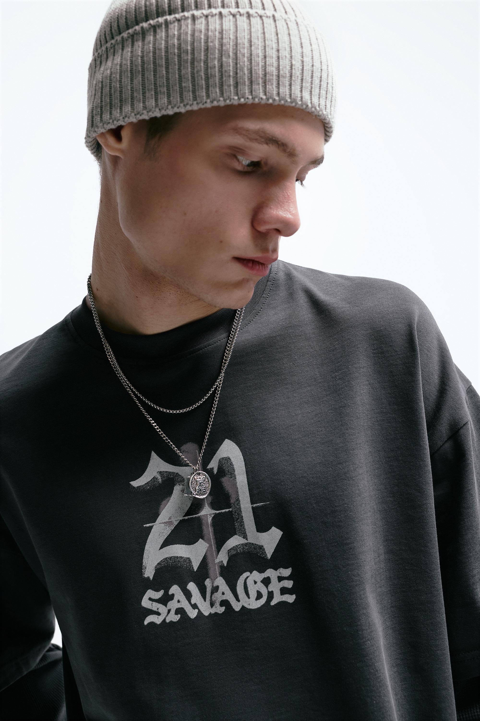 21 Savage çift kollu t-shirt - Görsel 7