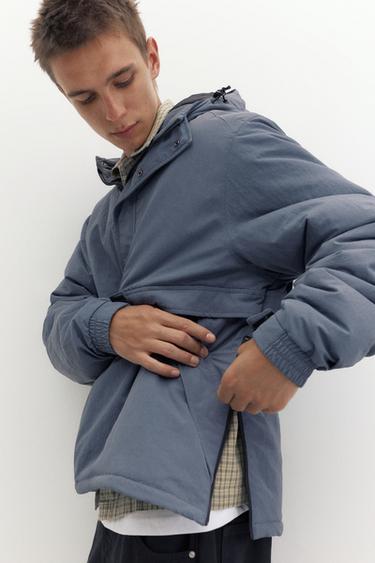 Hooded anorak jacket — Petroleum 1