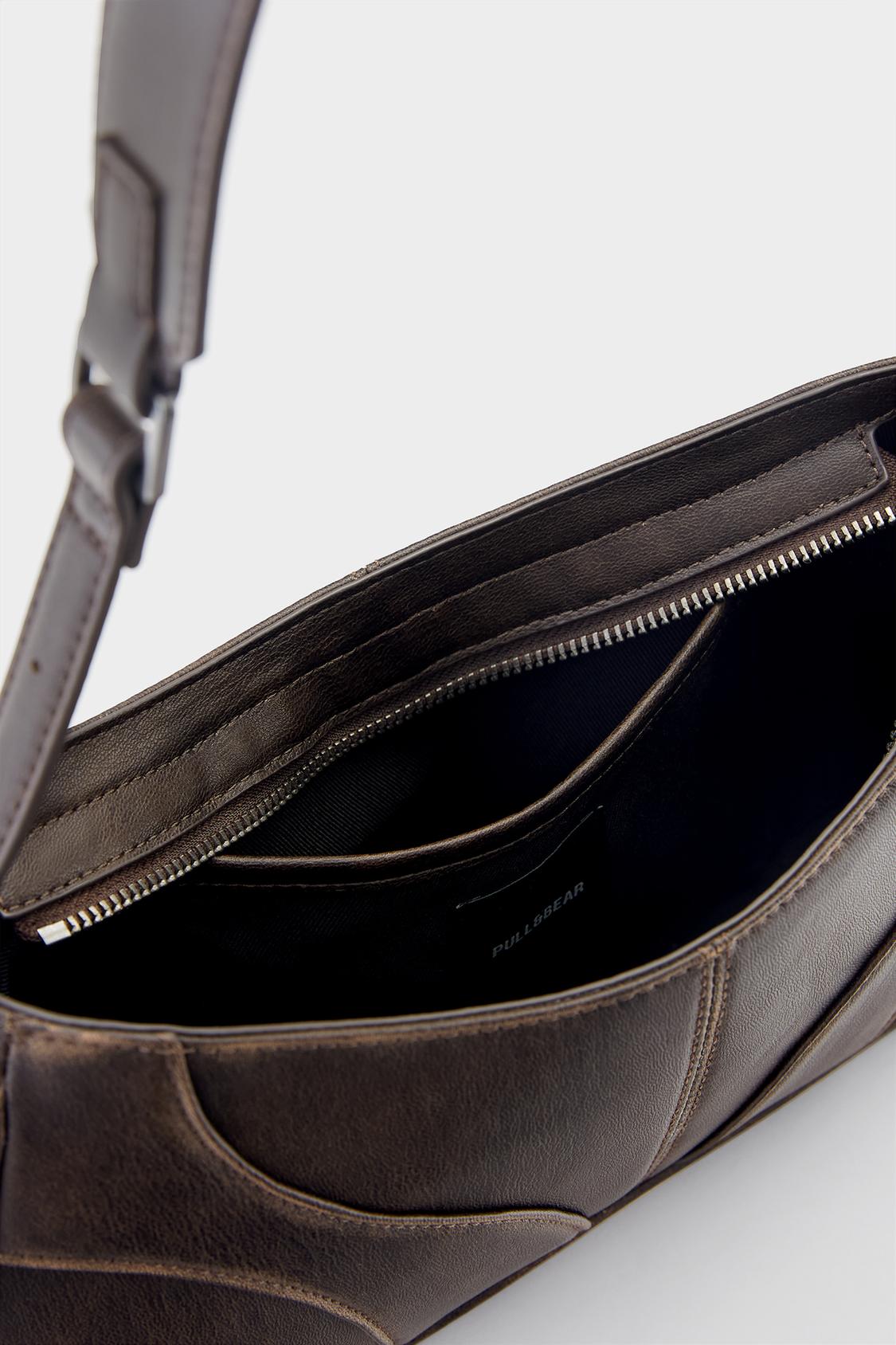 Distressed shoulder bag - pull&bear 