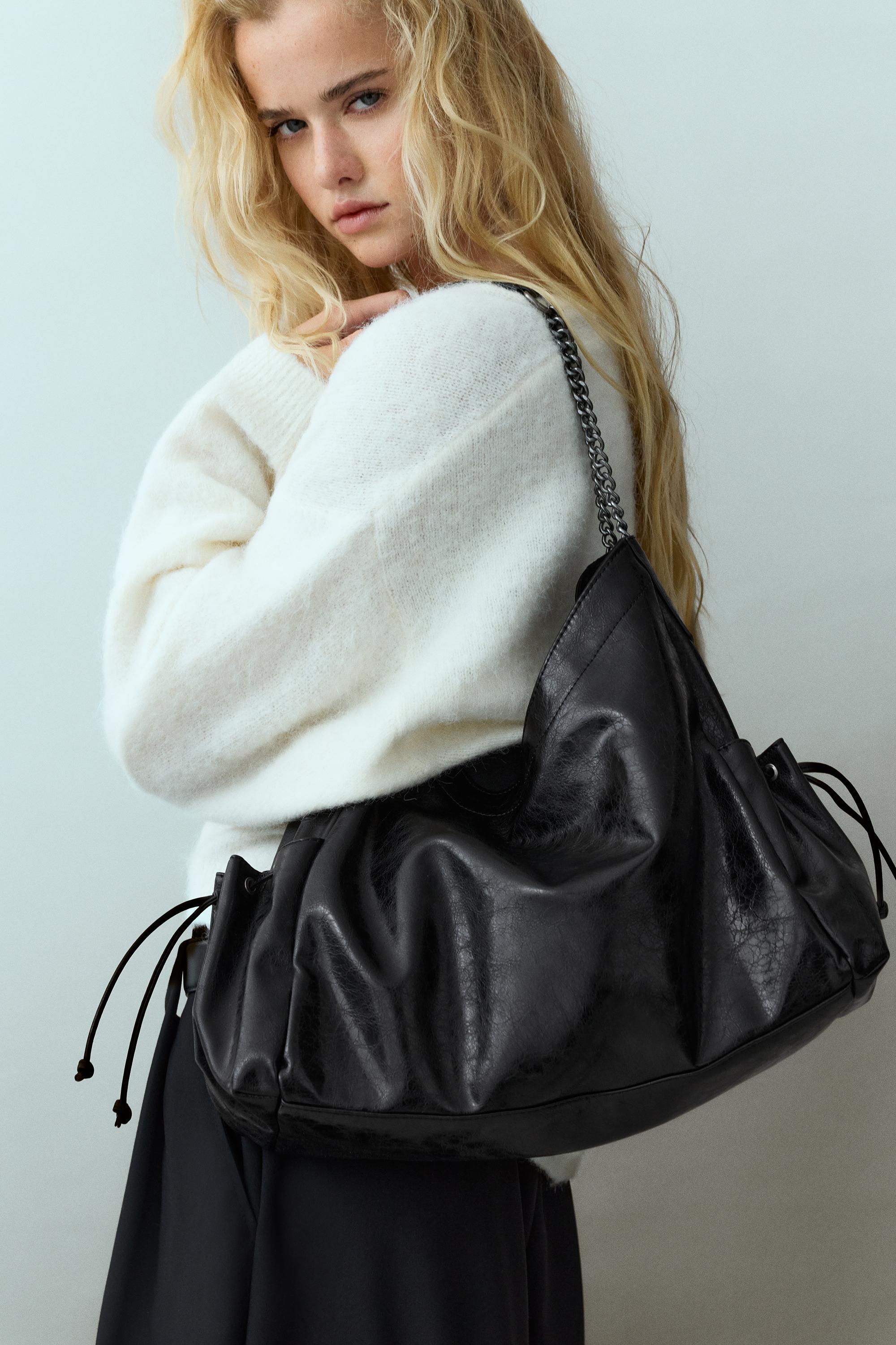 Sac Cabas En Daim Chaîne Sac Cabas En Daim Chaîne