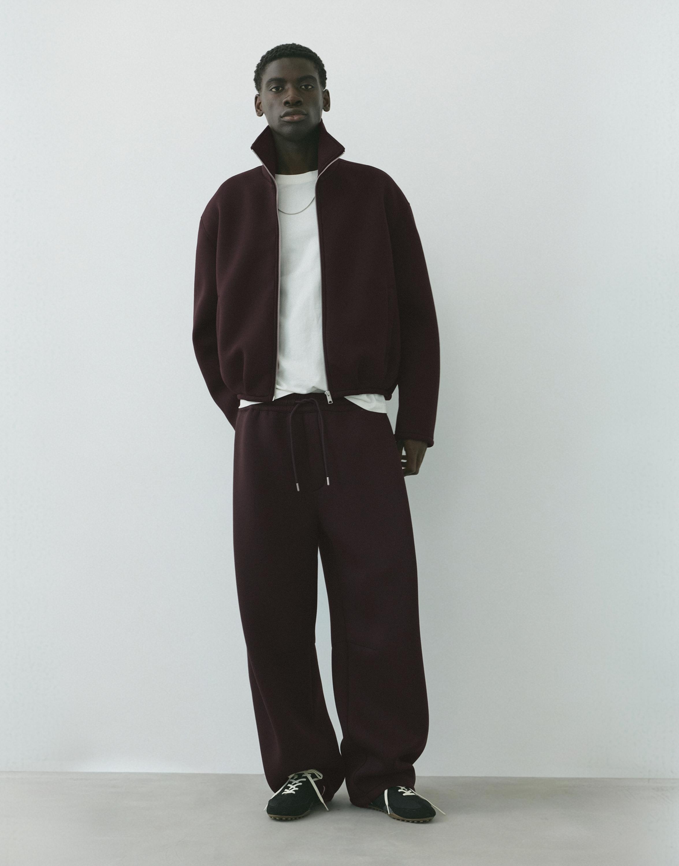 Relaxed fit sweatpants — Brown