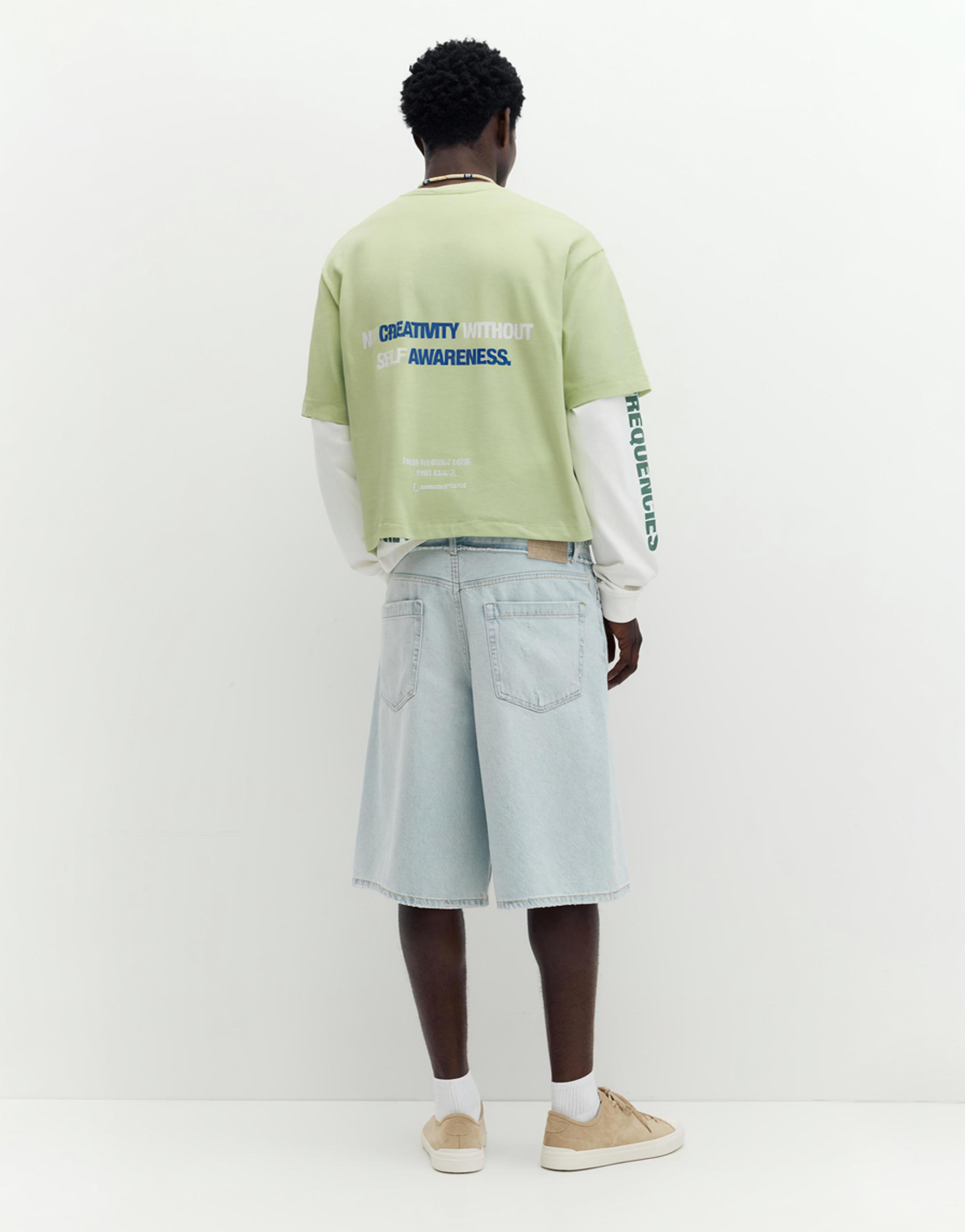 STWD graphic T-shirt — Lime