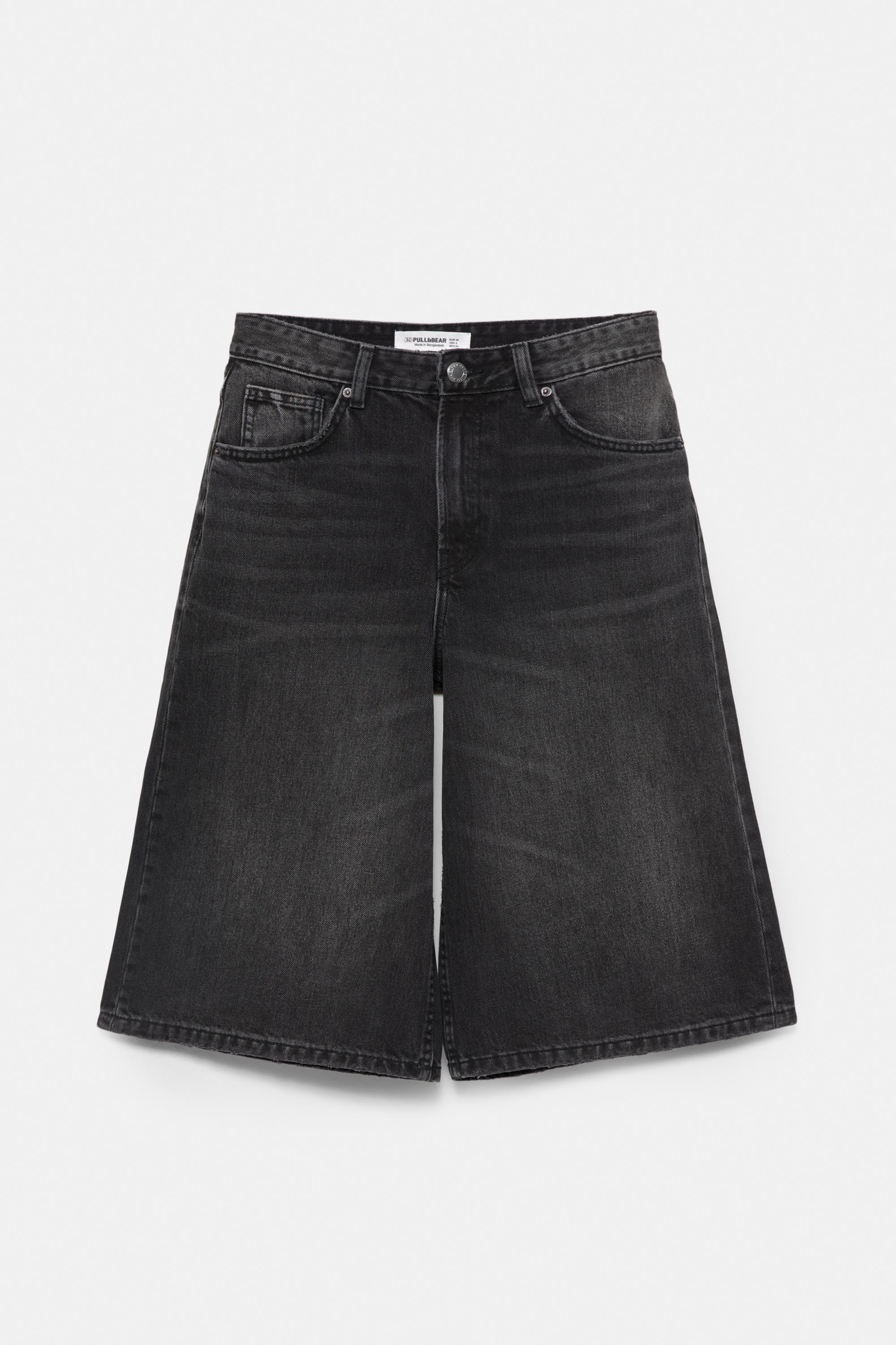 Düşük bel denim şort - Görsel 63