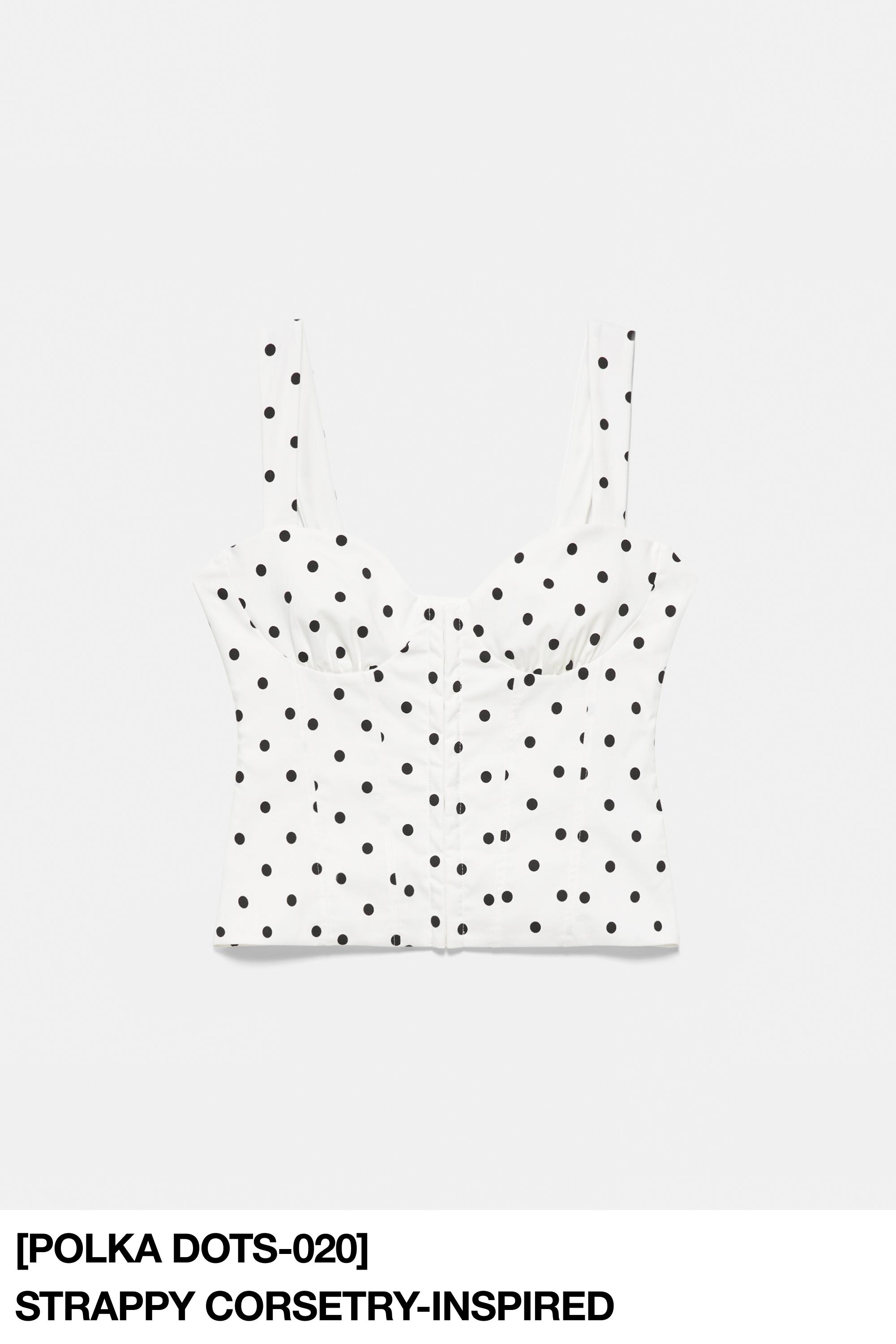 Strappy corsetry-inspired top — Print 1