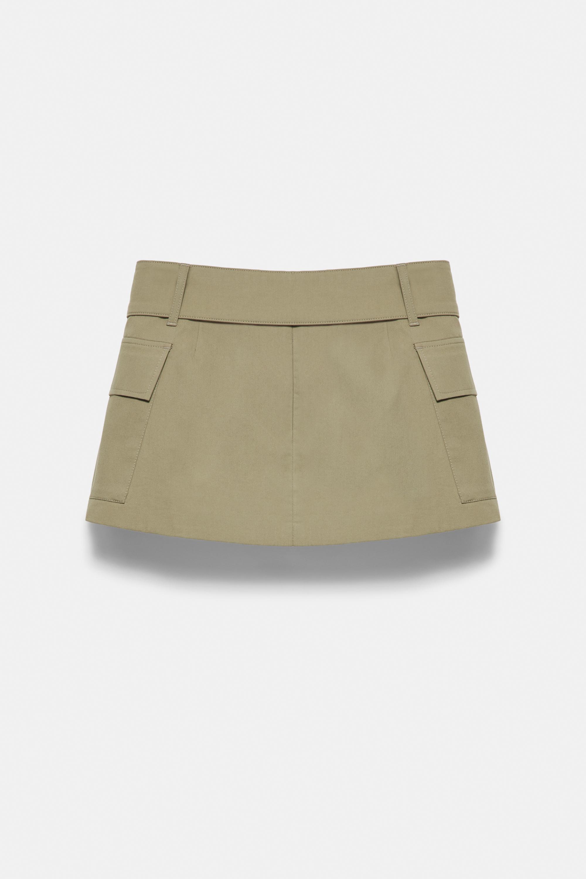 Cargo skort — Hunting green
