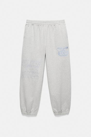 STWD LCG jogger trousers — Grey/Camel 4