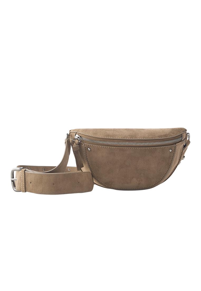 Studded belt bag — Leather