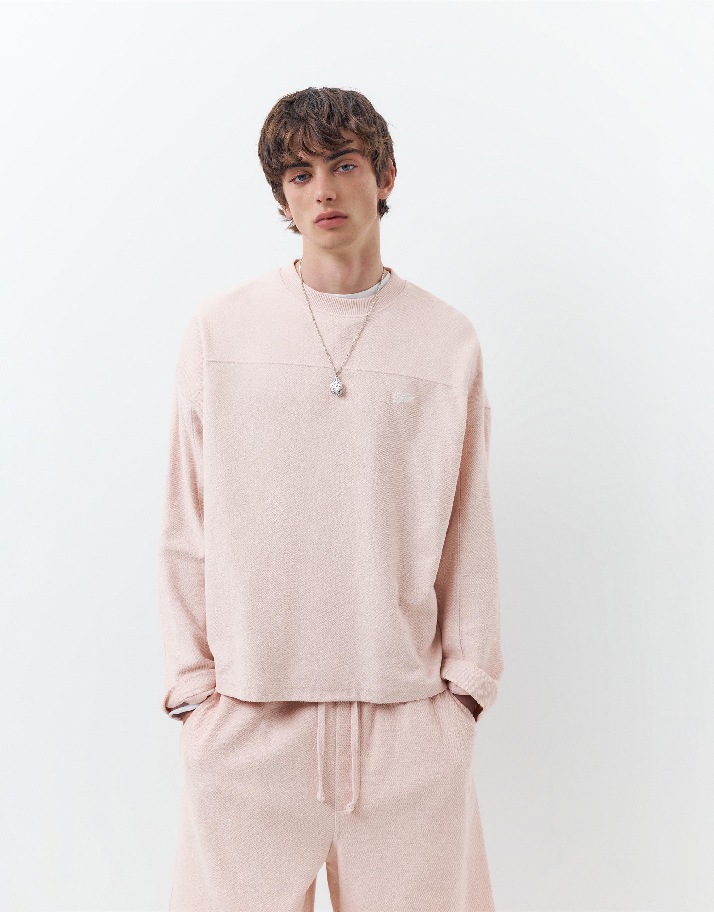 STWD Round Neck Sweatshirt — Pink