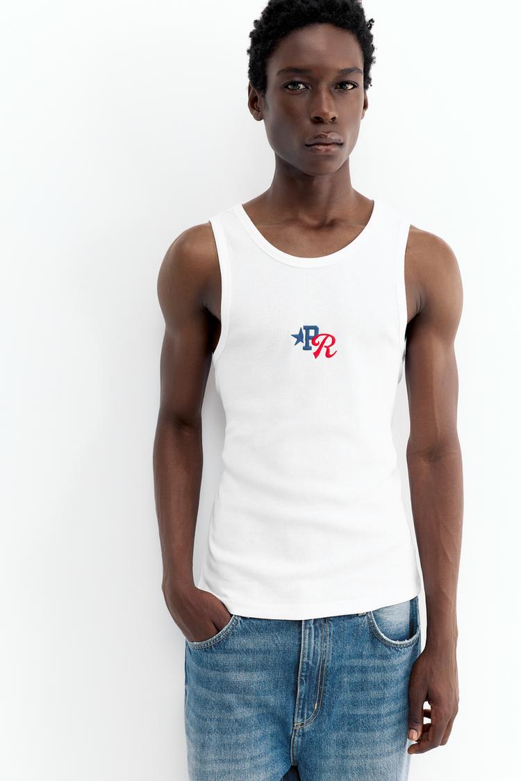 Puerto Rico tank top — White