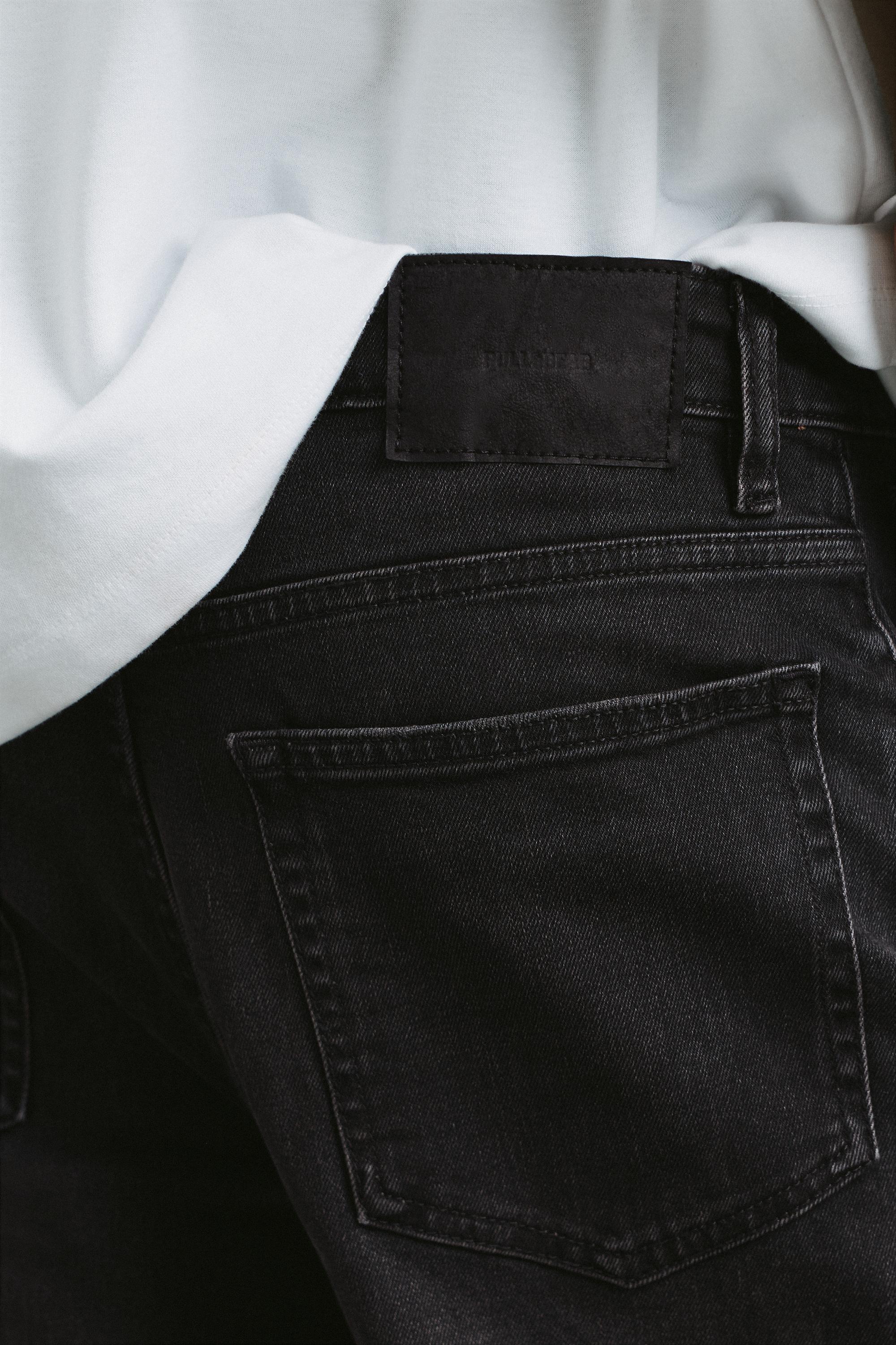 Slim fit jeans — Faded black