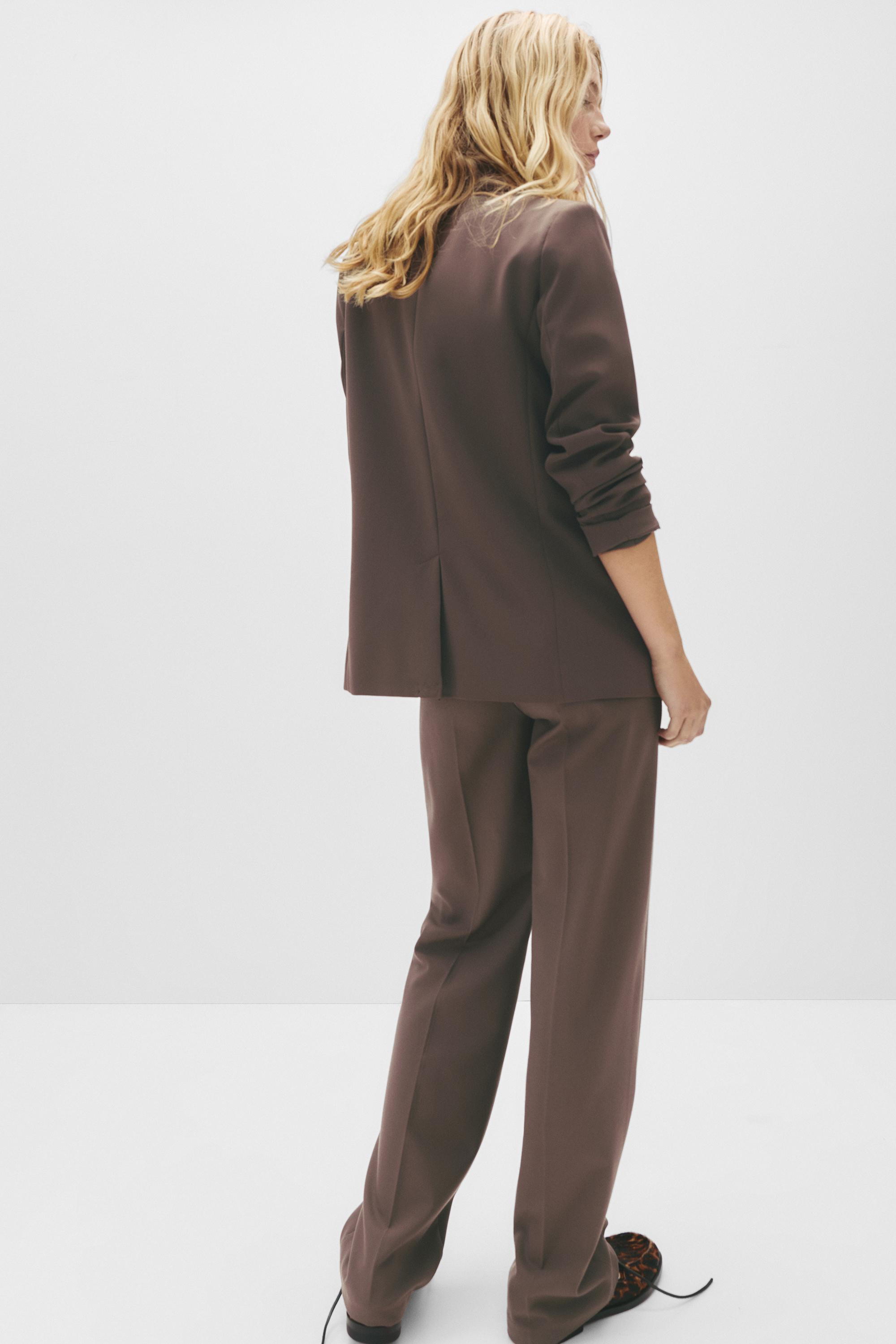 Basic blazer — Brown