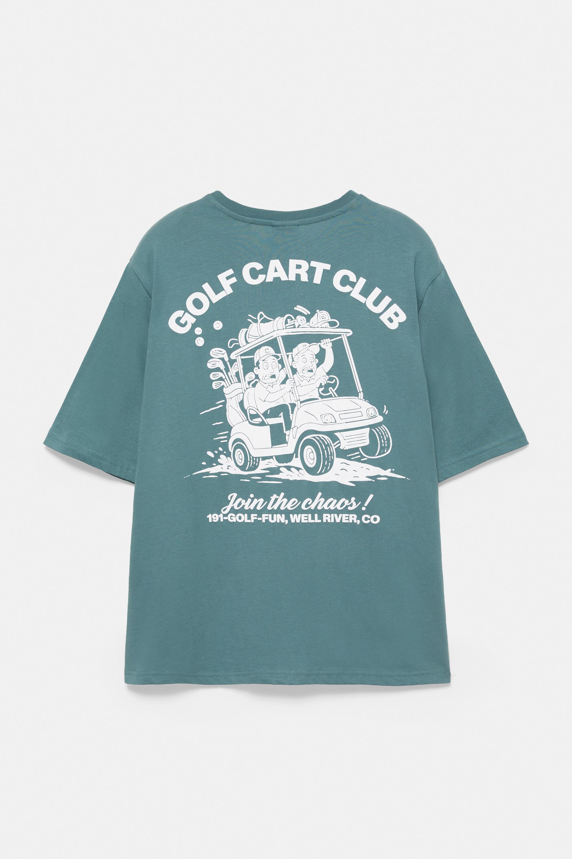 Golf Cart Club T-shirt — Green