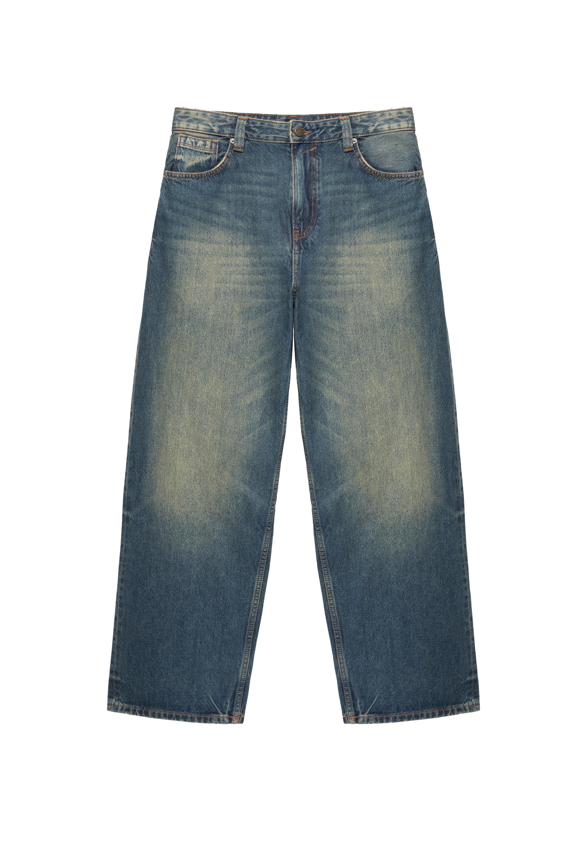 Pull&Bear Baggy relaxed fit jean görsel 4
