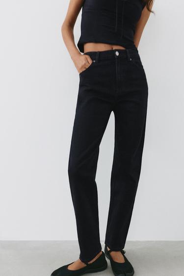 High-waist slim fit jeans — Black 2
